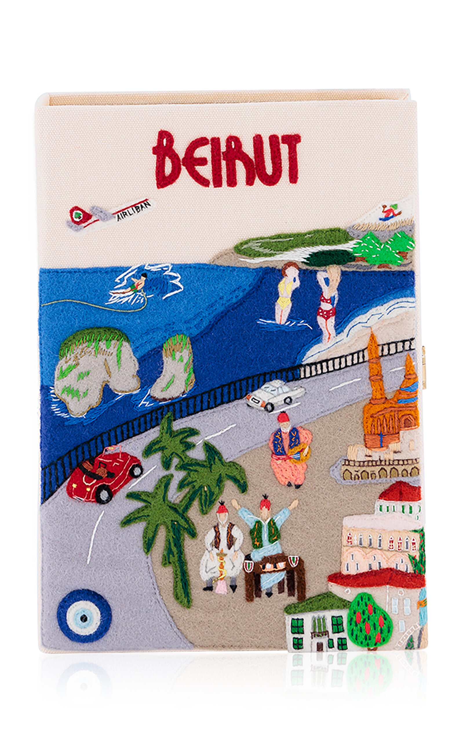 Olympia Le-Tan Beirut Clutch - Neutral - OS