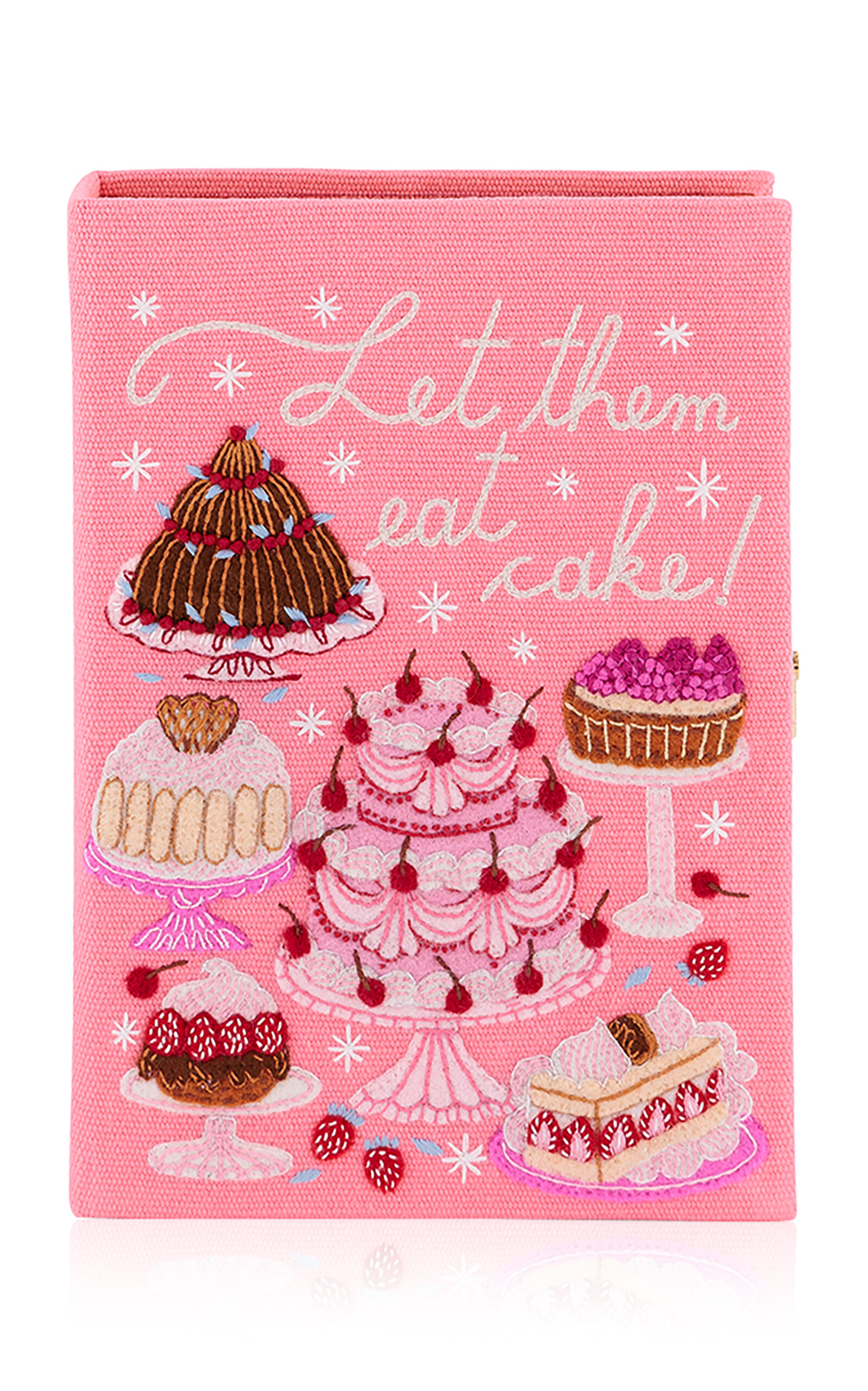 Olympia Le-Tan Let Them Eat Cake! Clutch - Pink - OS
