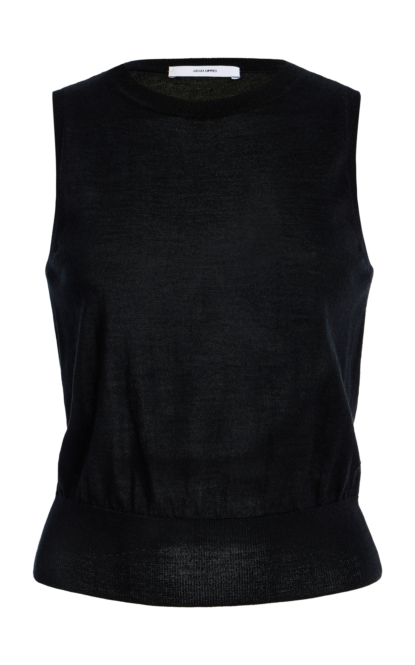 Adam Lippes Ava Cashmere Silk Sweater In Black