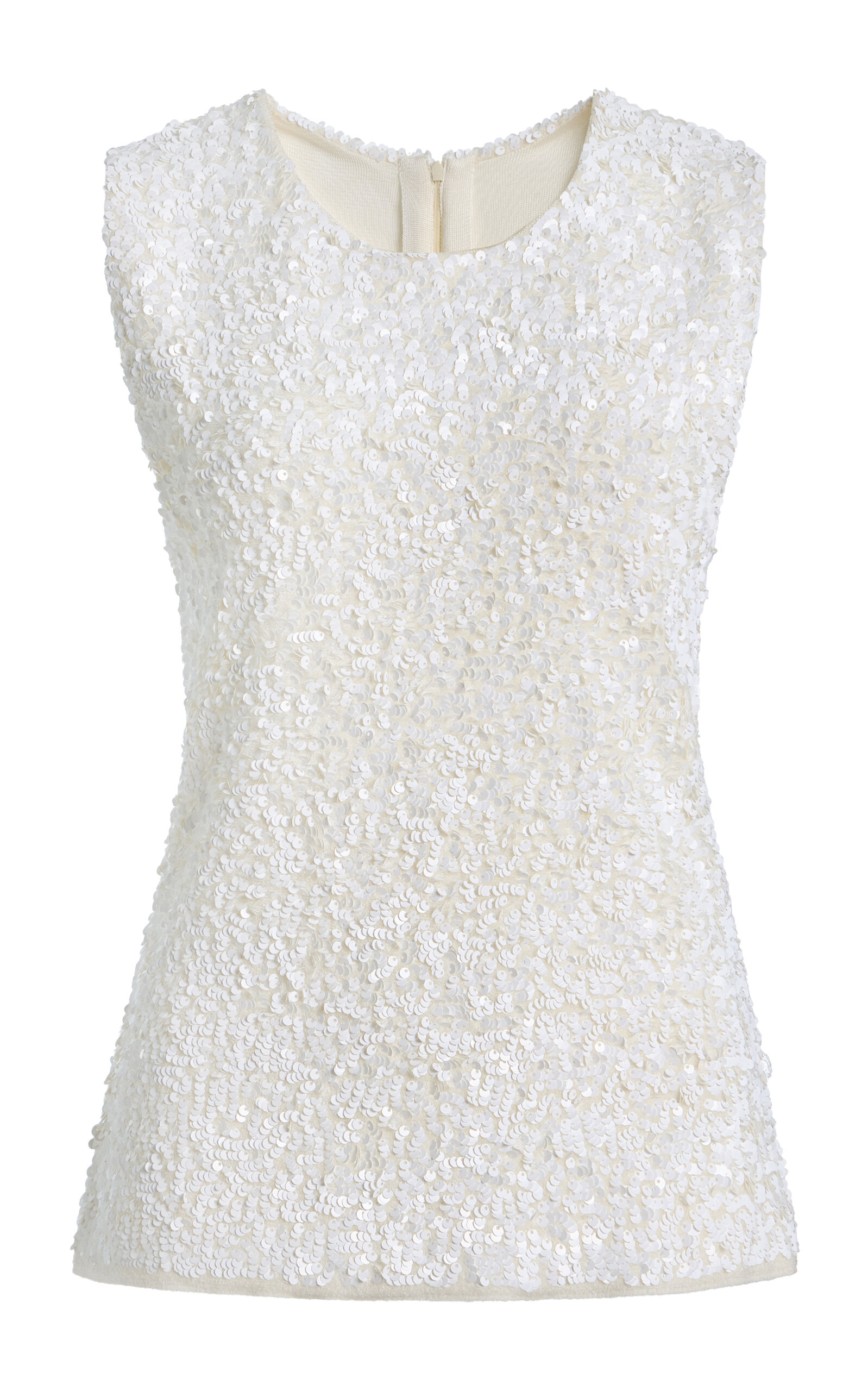 Adam Lippes Santi Sequined Top