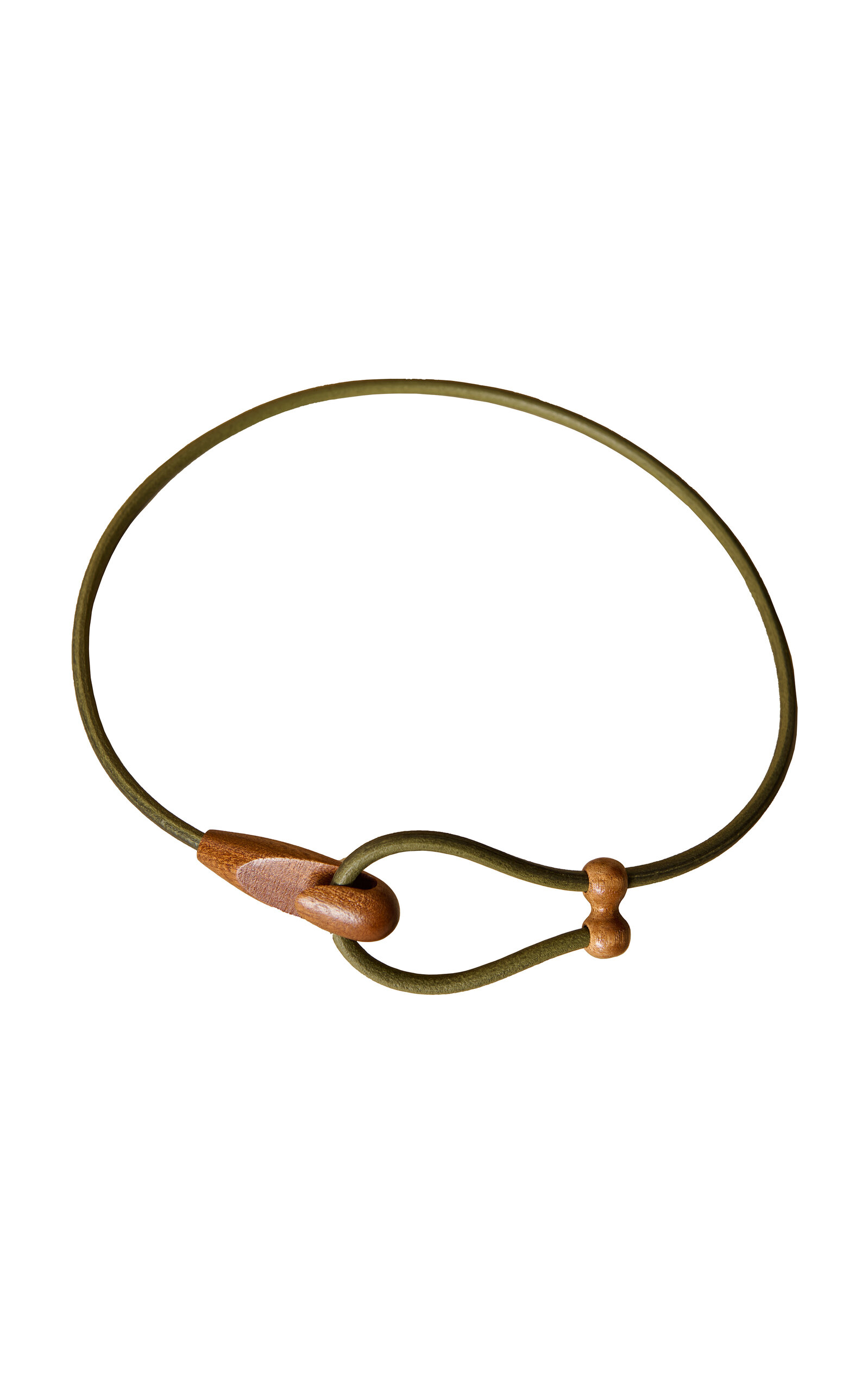 Emanuele Pantanella Design Green Gancio Belt In Green