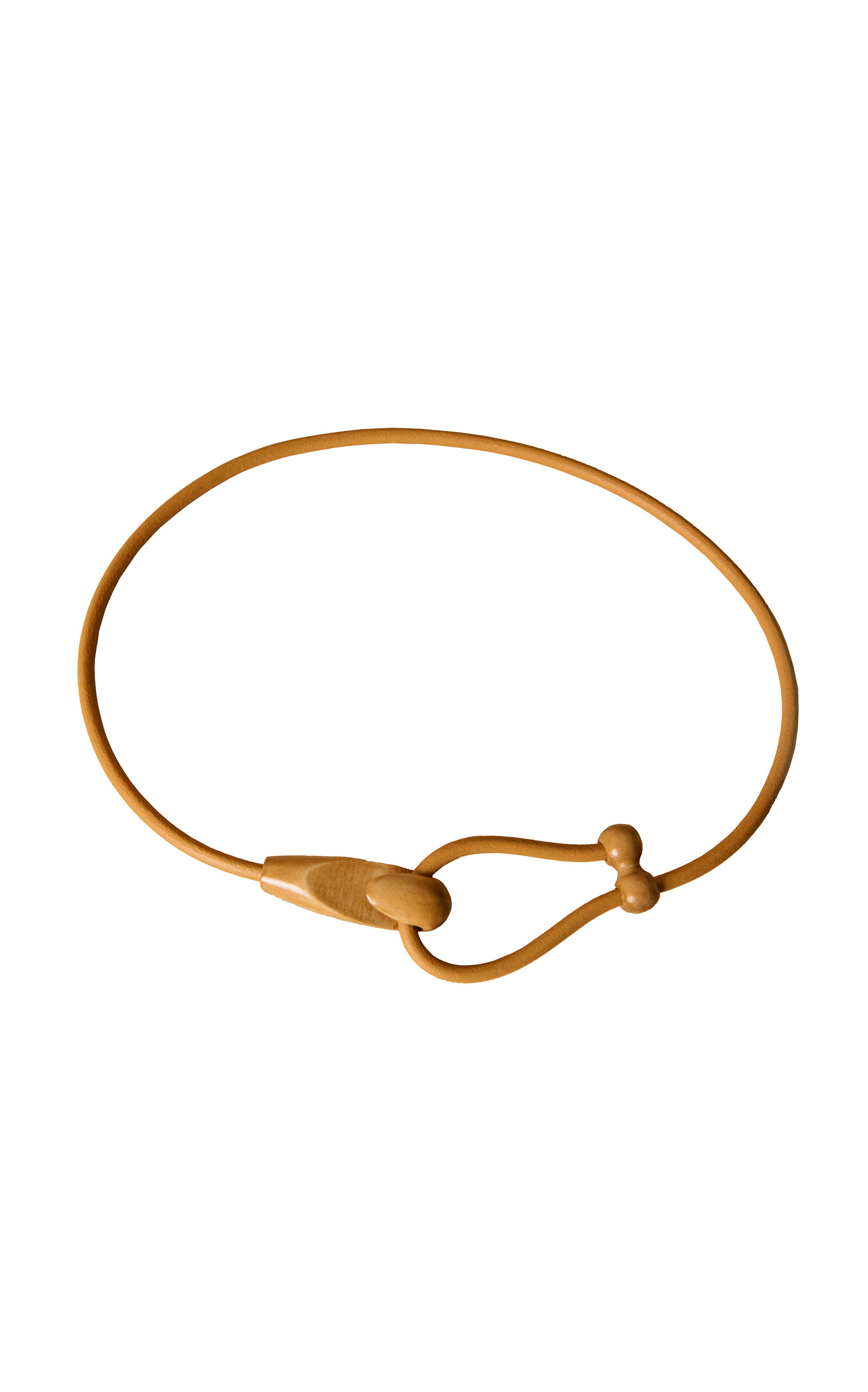 Emanuele Pantanella Design Yellow Gancio Belt In Gold