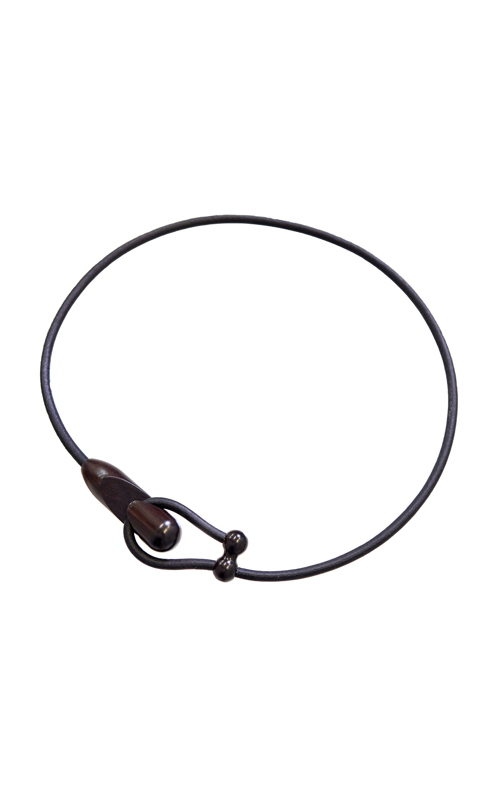 Emanuele Pantanella Design Black Gancio Belt In Brown