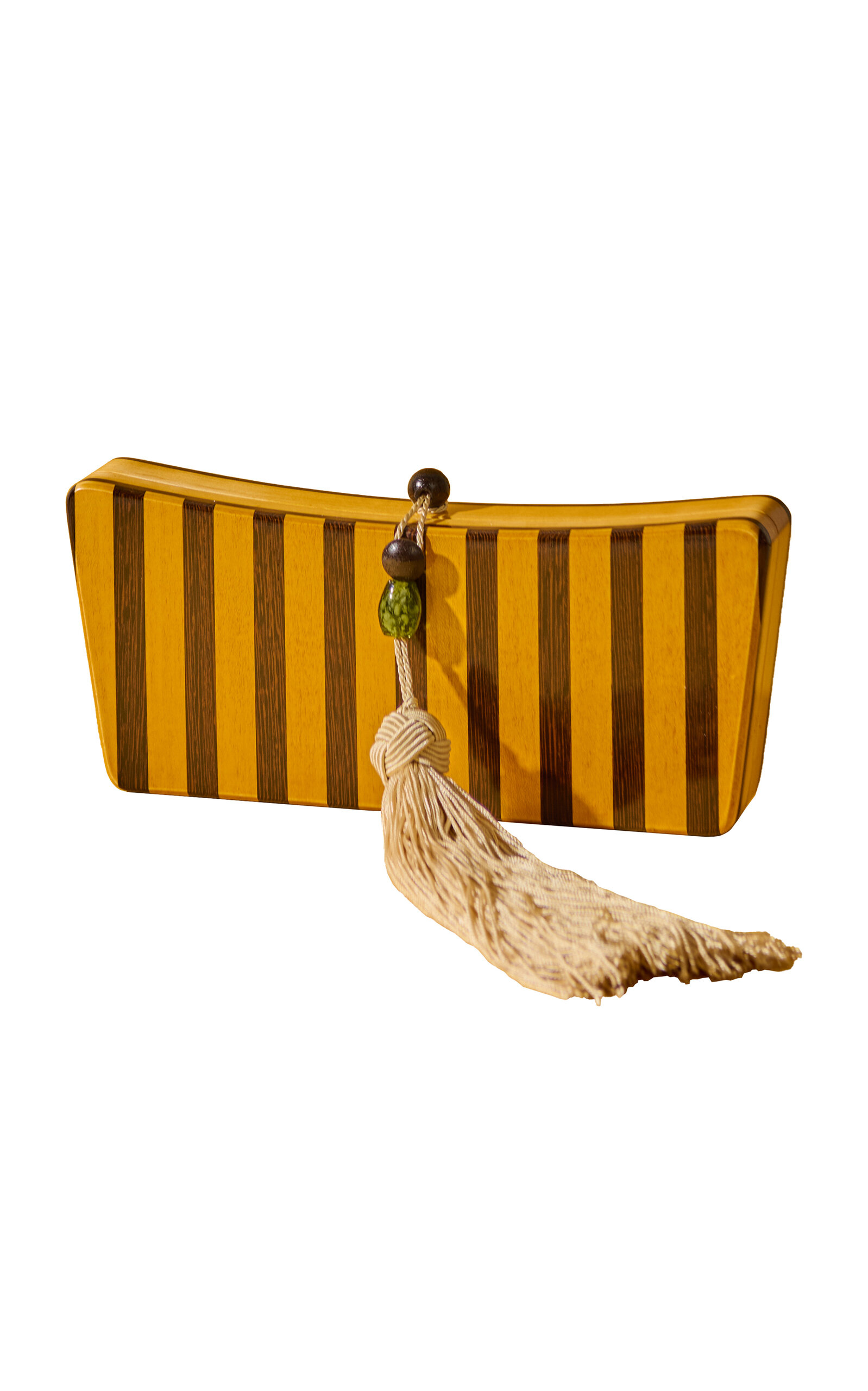 Emanuele Pantanella Design Trousse Barca Vertical Wenge Clutch - Brown - OS