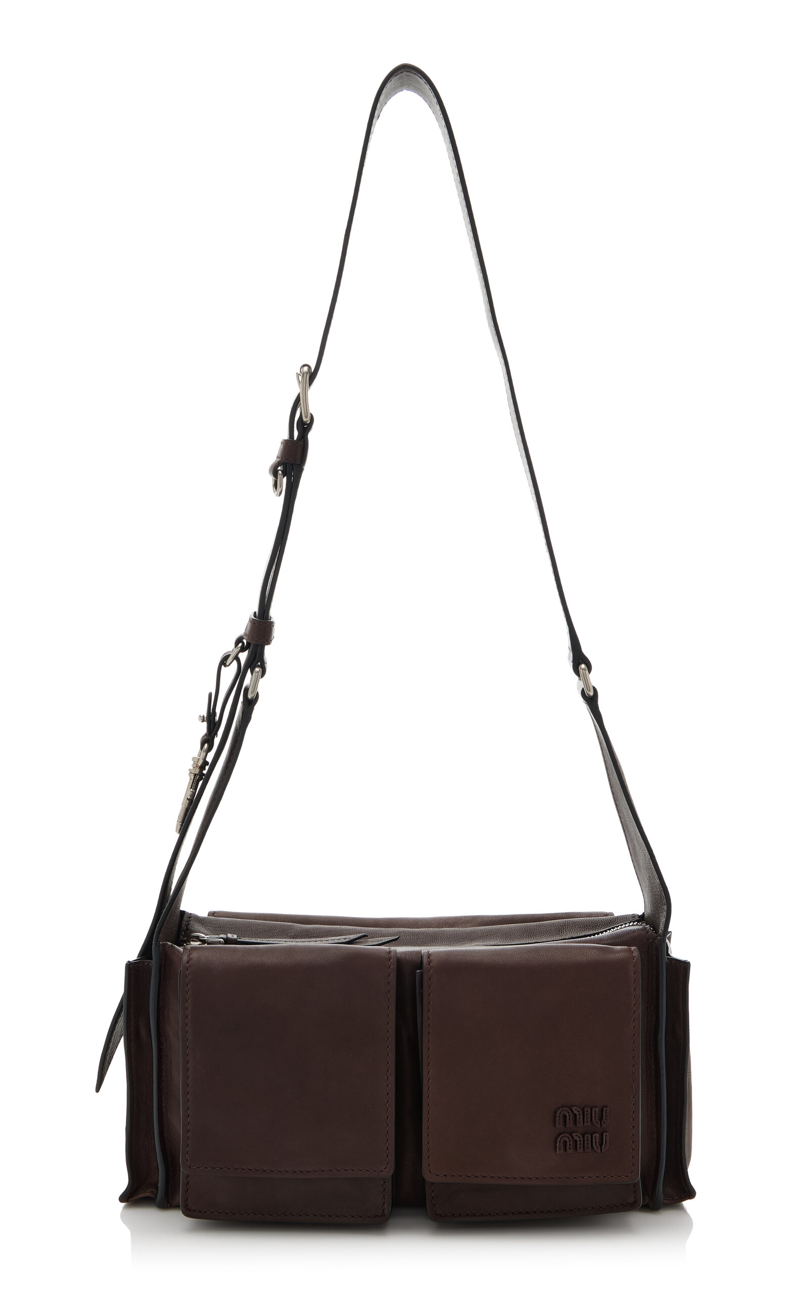 Miu Miu Utilitaire Leather Shoulder Bag