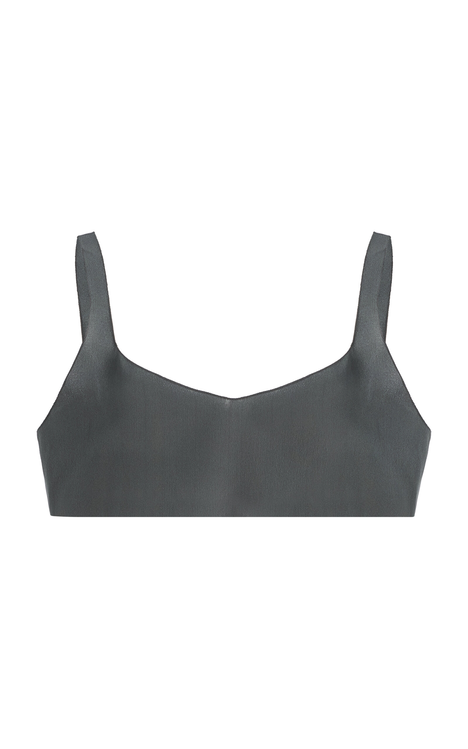 Prada Silk Crepe de Chine Cropped Top - Moda Operandi