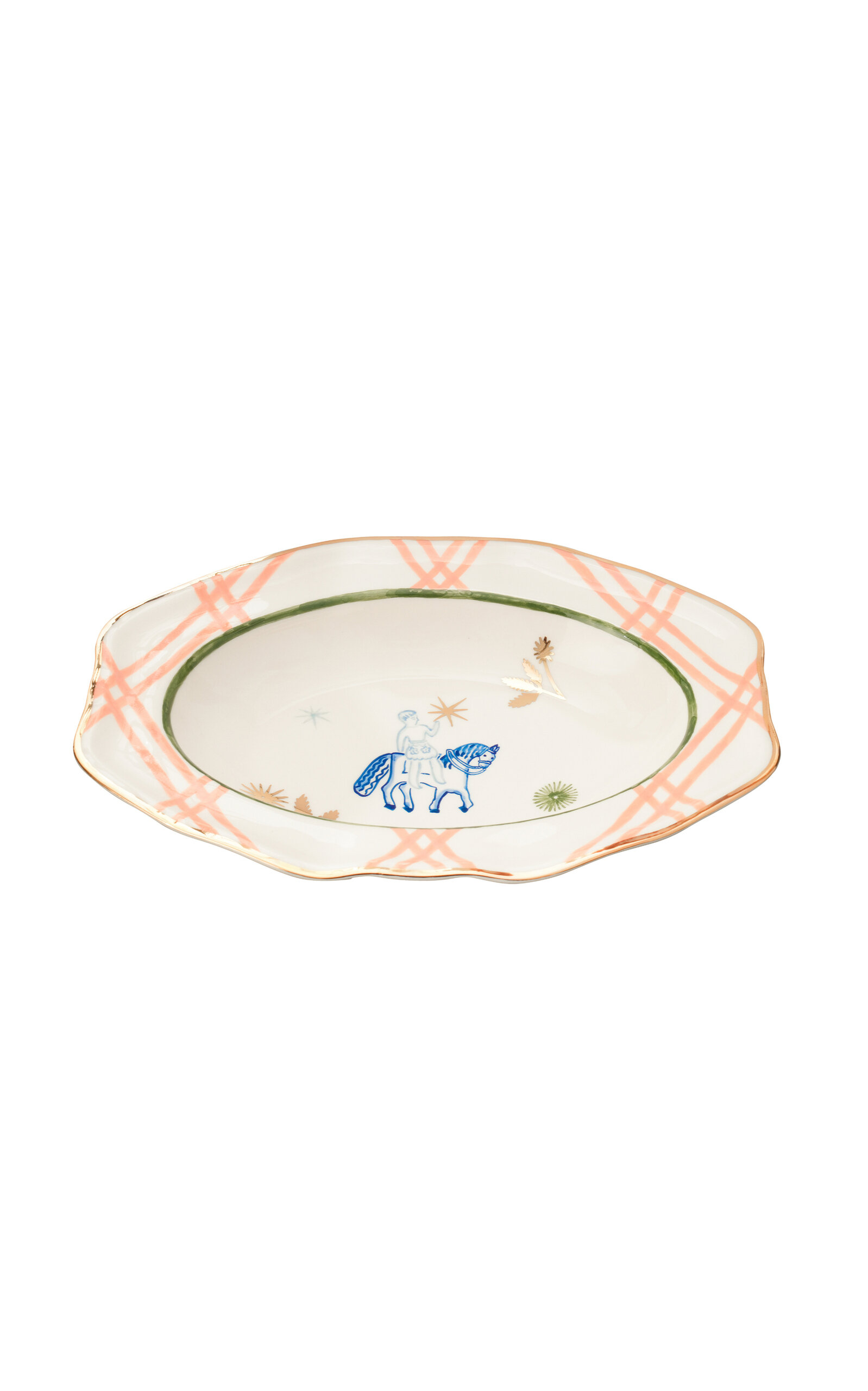 Gunia Project Horseman Plate With Stars In Multi