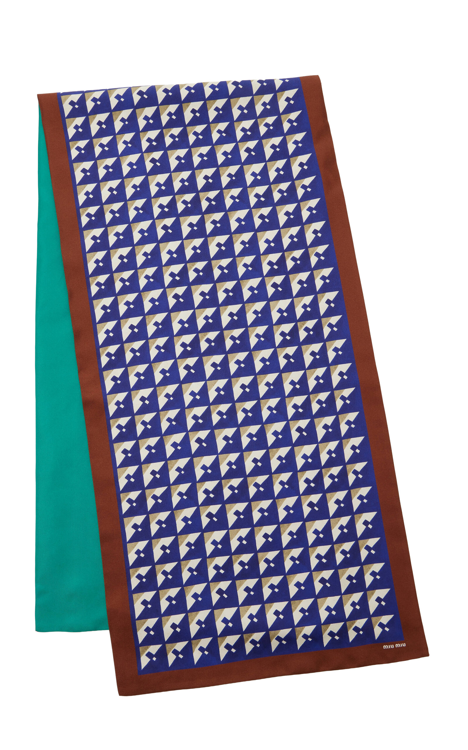 Miu Miu Silk Twill Scarf