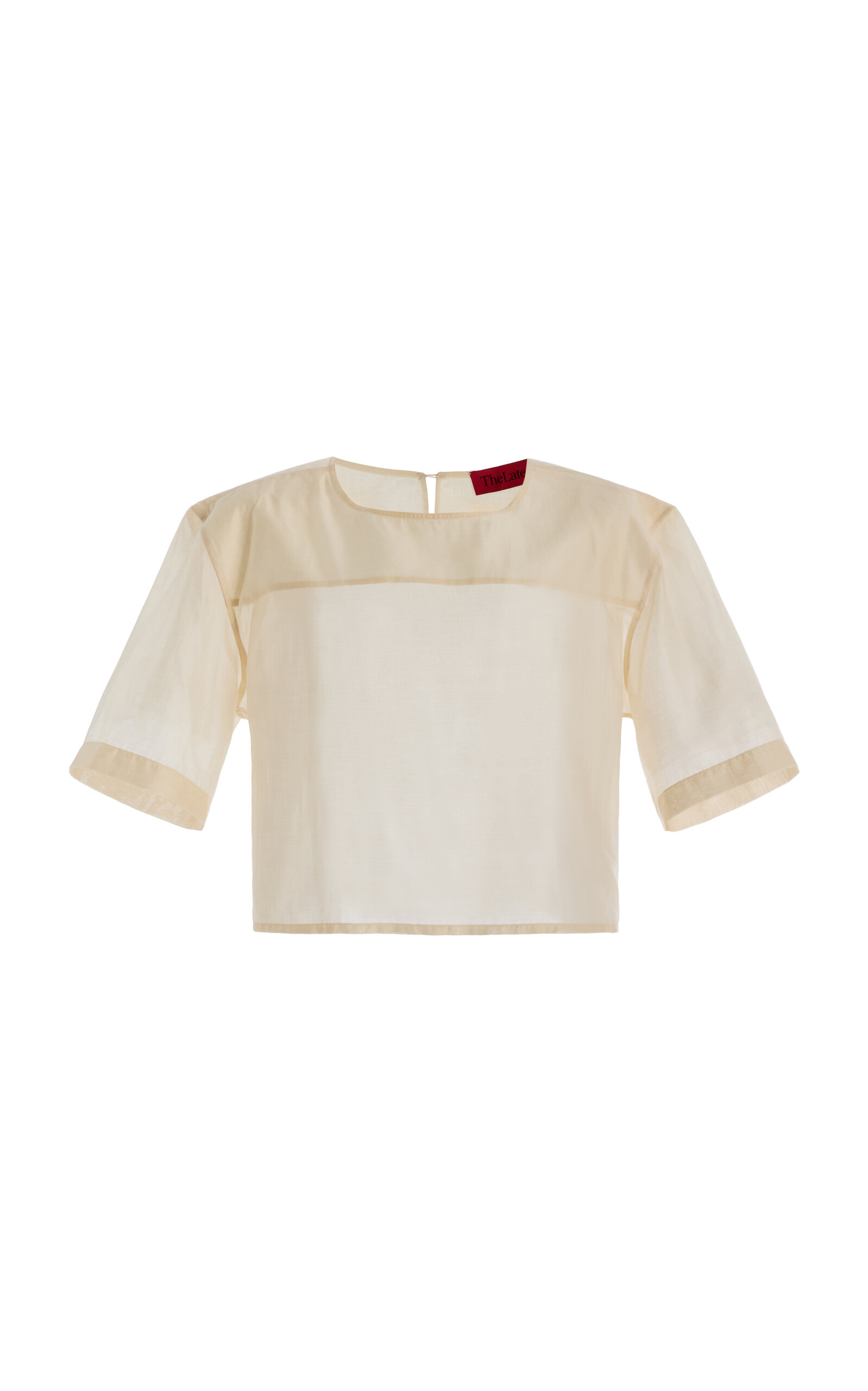 The Latest Dulce Cropped Muslin Top