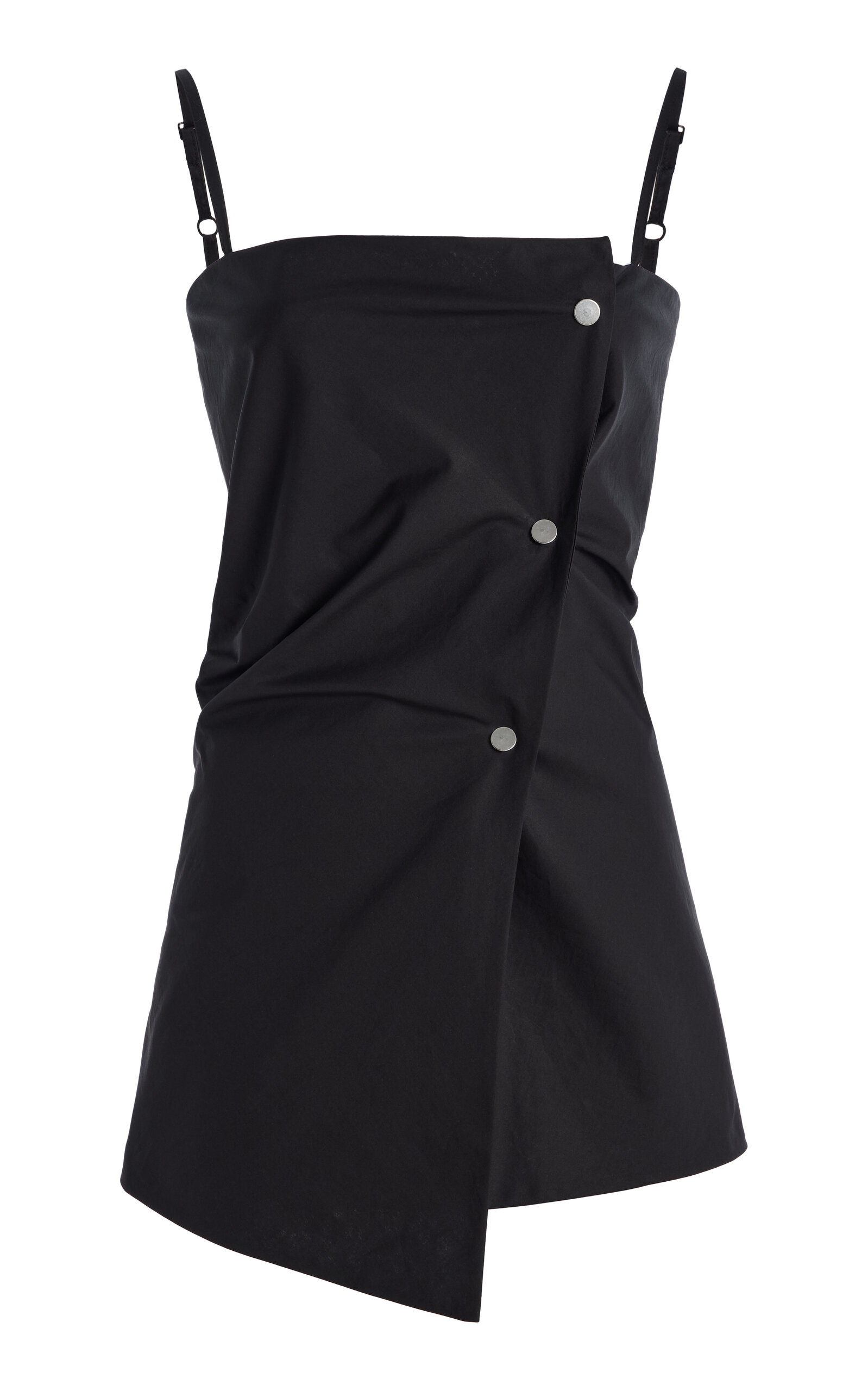 The Latest - Dalla Cotton Poplin Top - Black - IT 40 - Moda Operandi