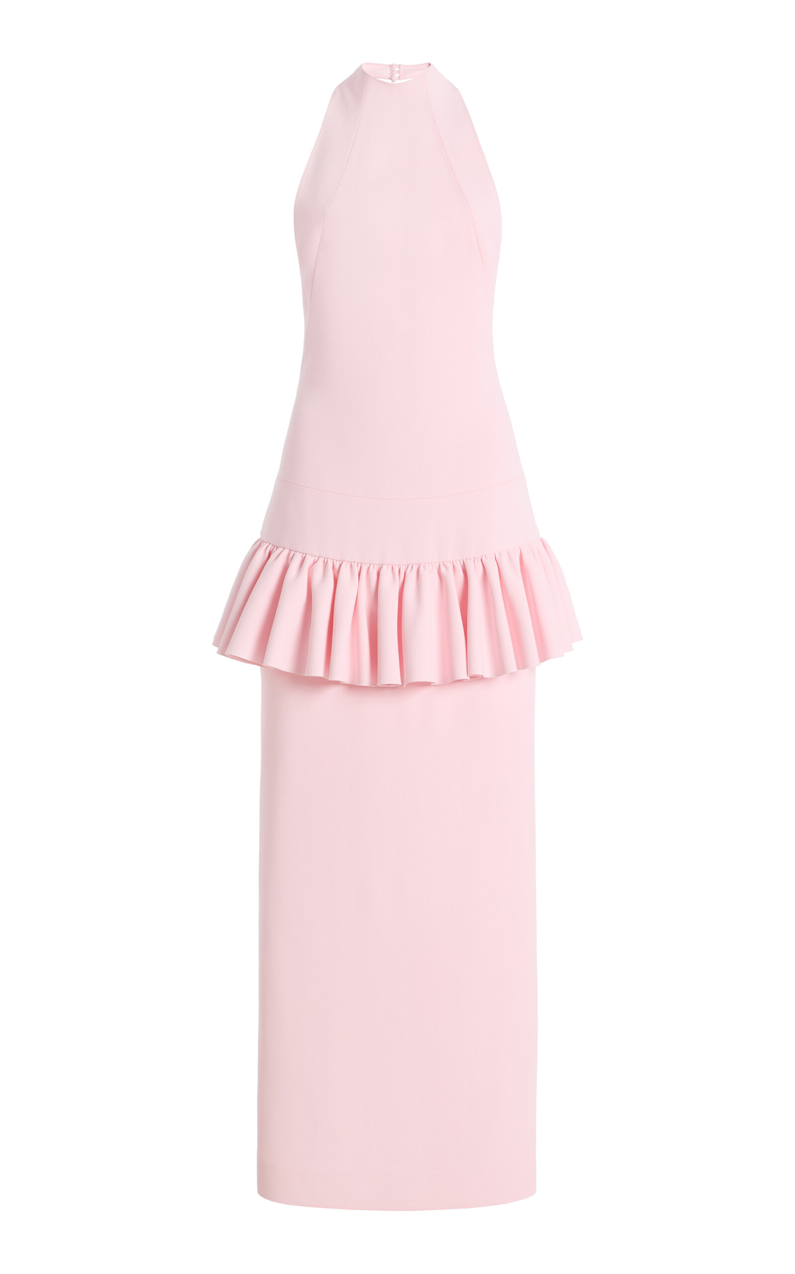 Harithand Cybelle Peplum Maxi Dress - Light Pink