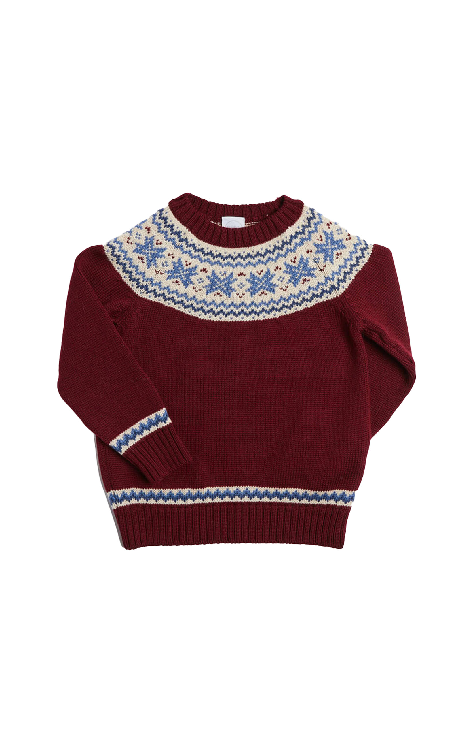Pepa London Kids' Fair Isle Merino Wool Sweater