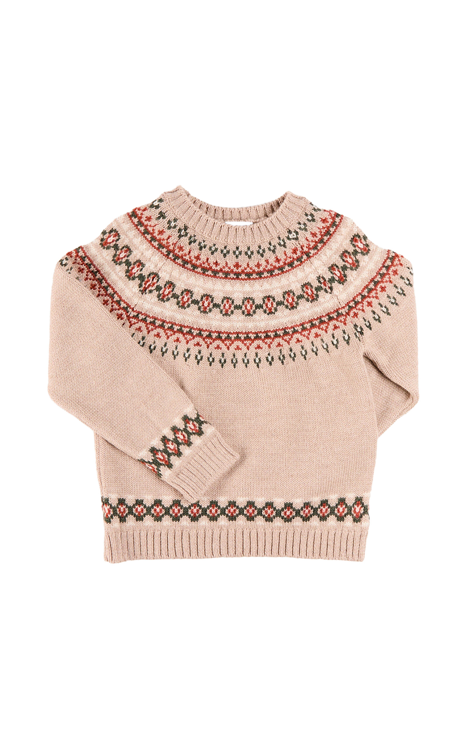 Pepa London Kids'Fair Isle Jacquard Sweater