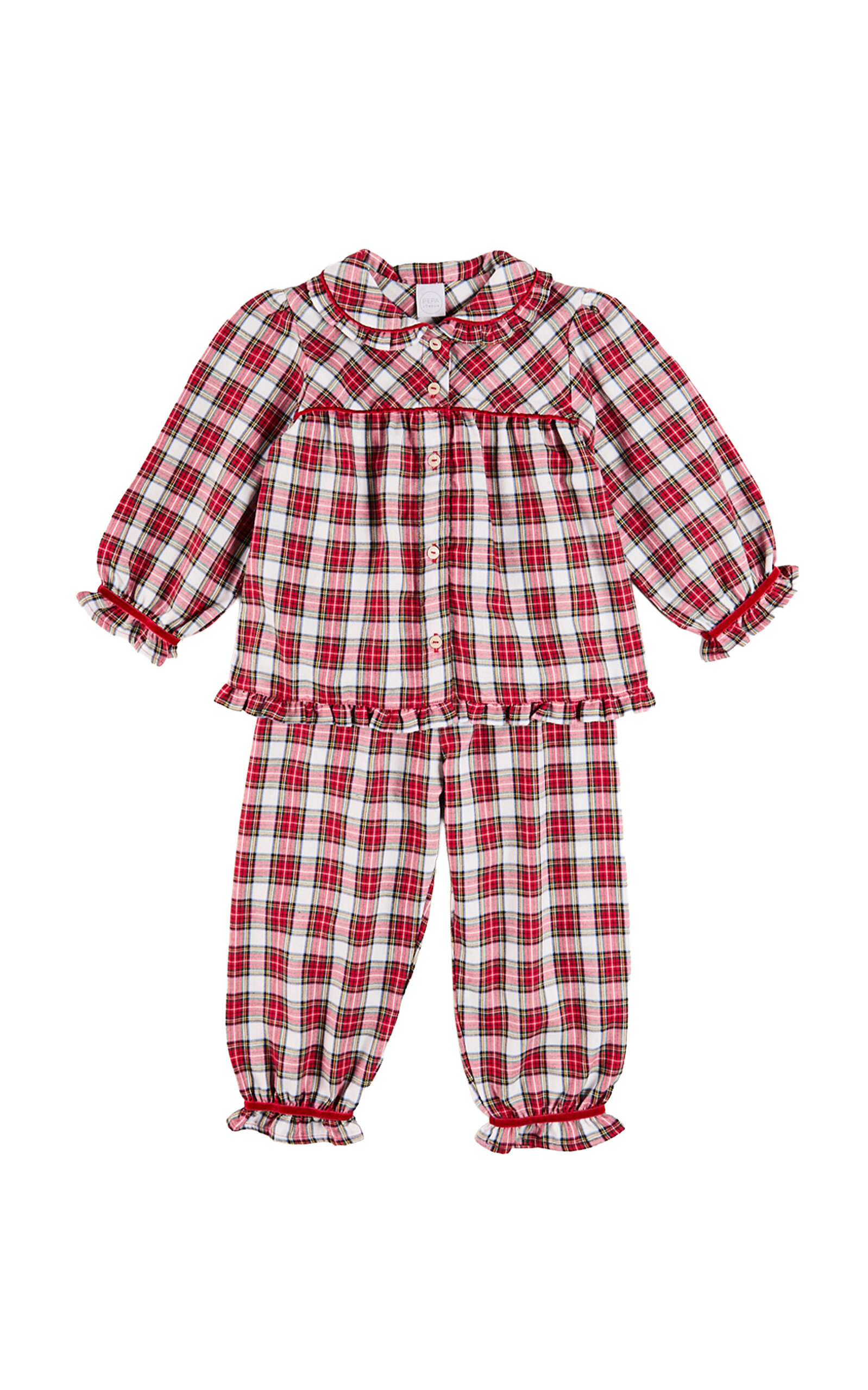 Pepa London Kids'Francis Tartan Pajama Set