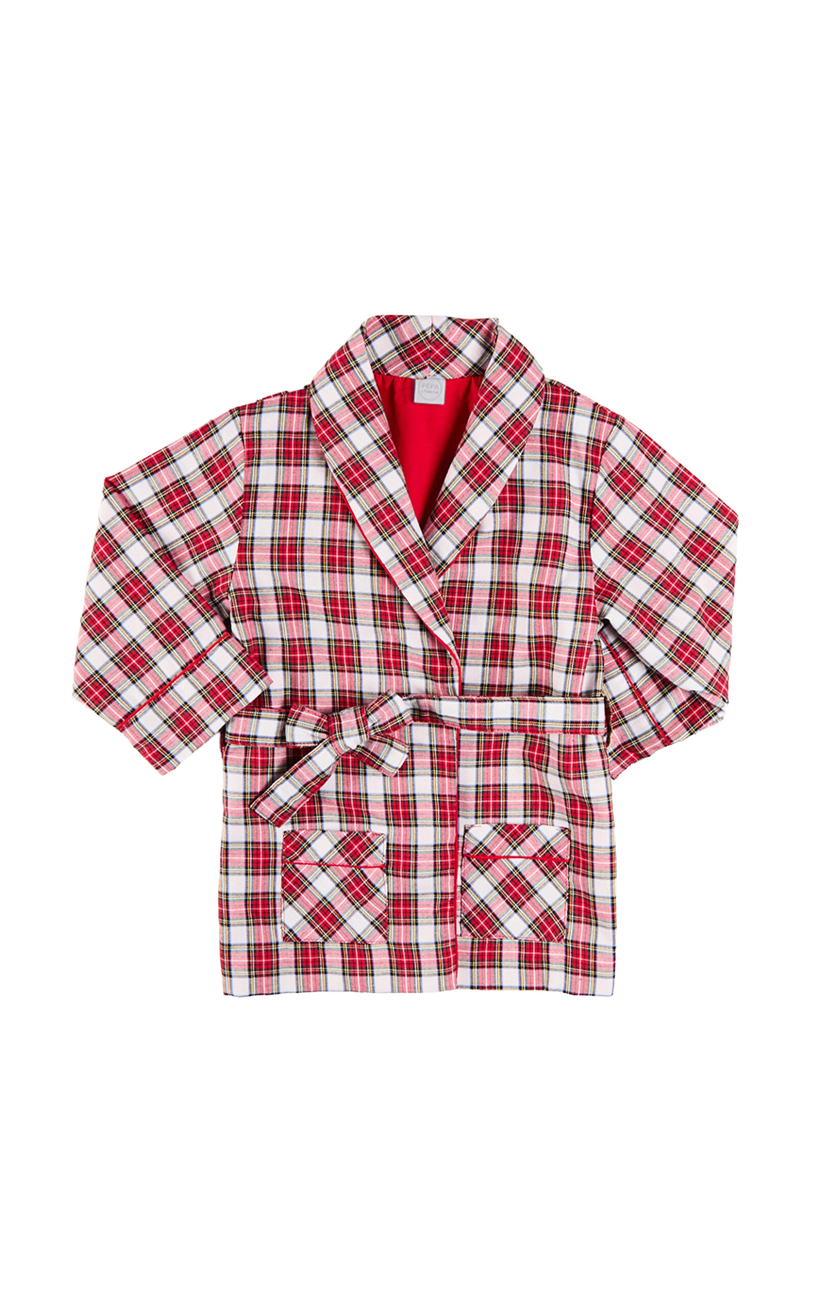 Pepa London Kids' Francis Tartan Dressing Gown
