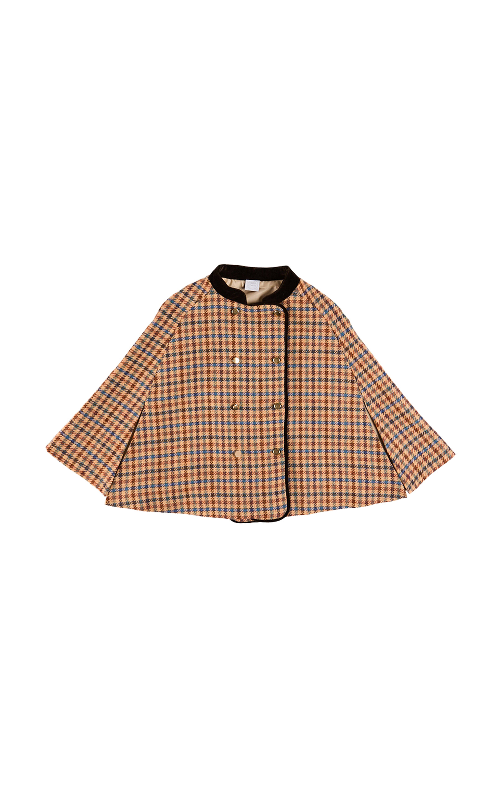 Pepa London Kids' Vincent Checked Cape