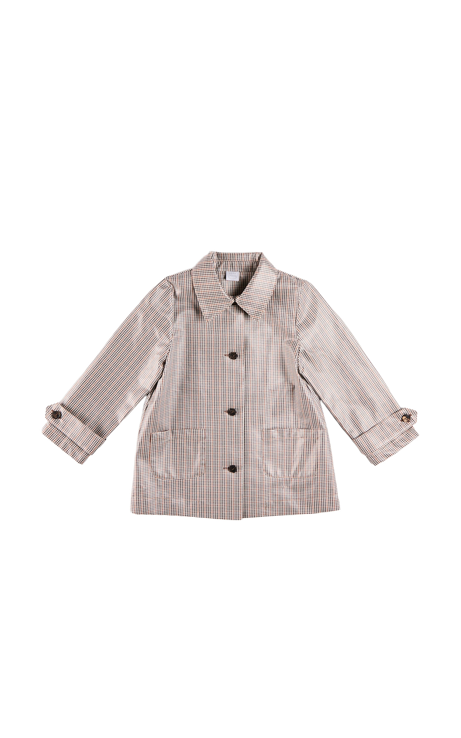 Pepa London Kids' Sloane Check Raincoat