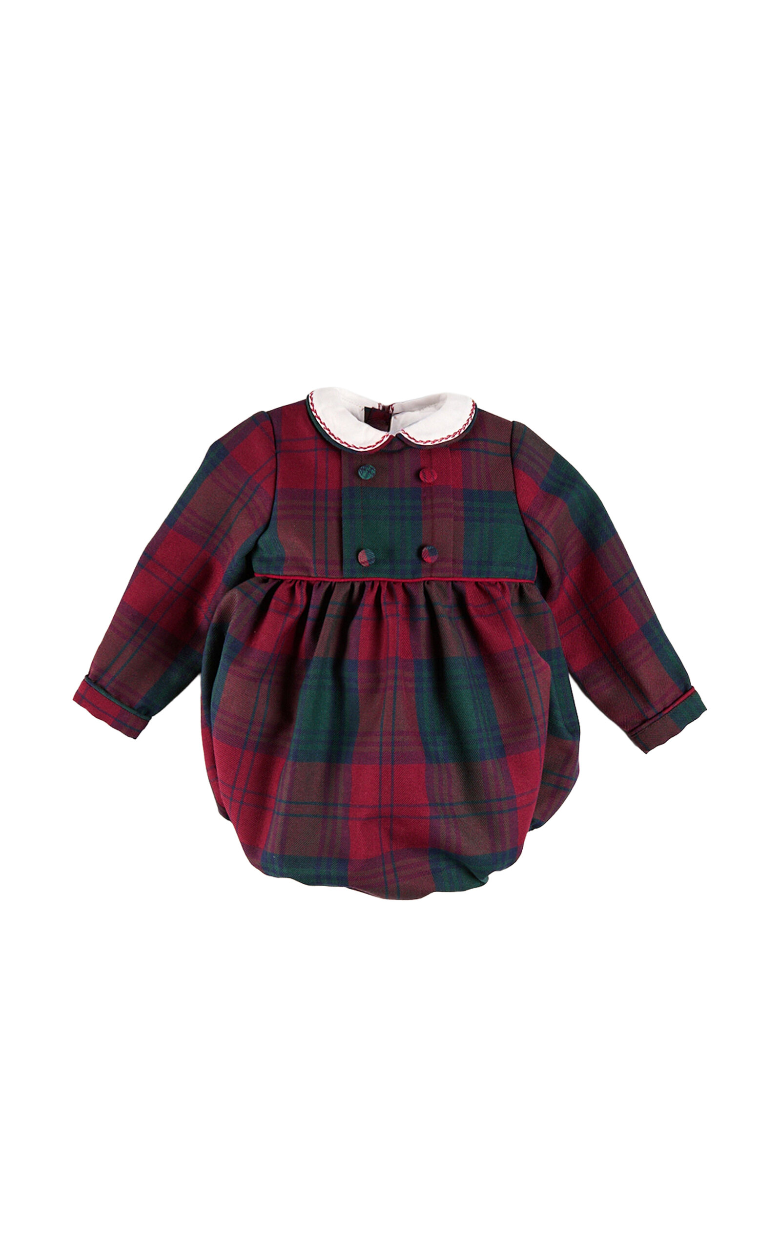 Pepa London Kids' Grovesnor Tartan Romper