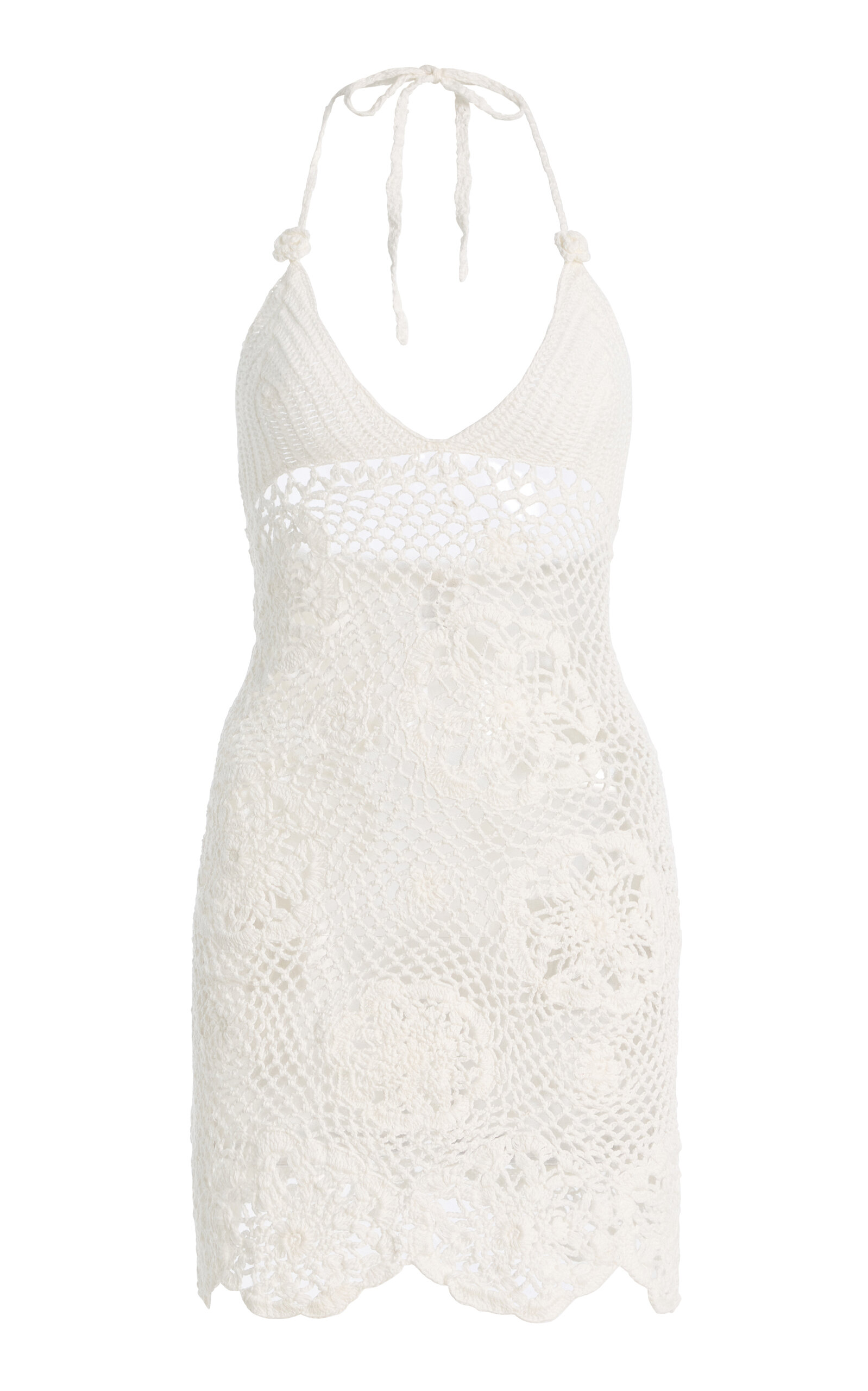 Akoia Swim Exclusive Crocheted Cotton Mini Dress