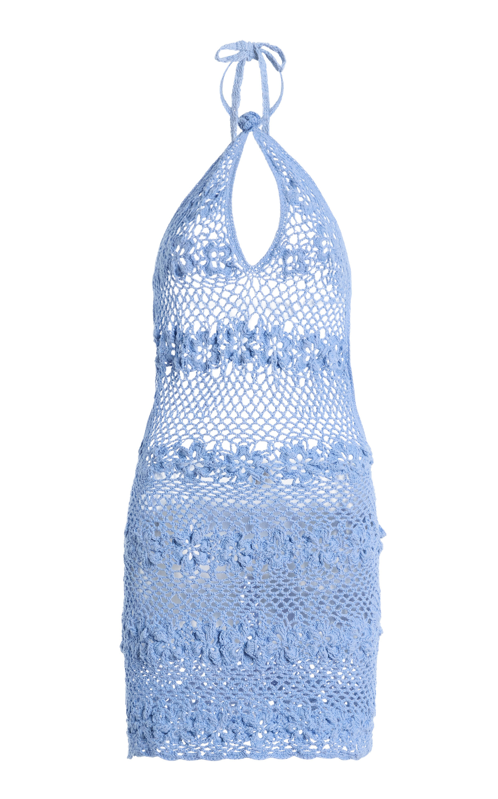 Akoia Swim Kusuma Crocheted Cotton Mini Dress - Moda Operandi