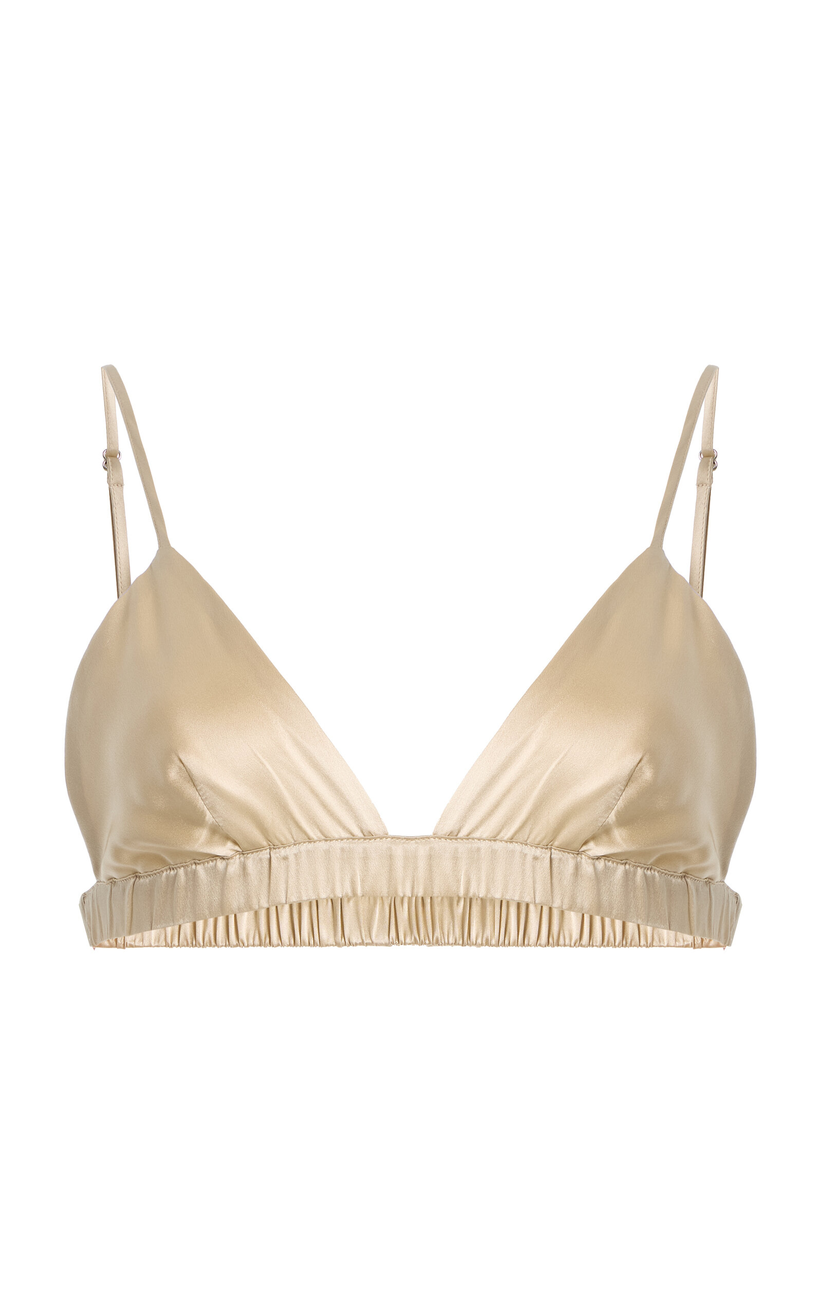 The Frankie Shop Nina Satin Bralette - Moda Operandi