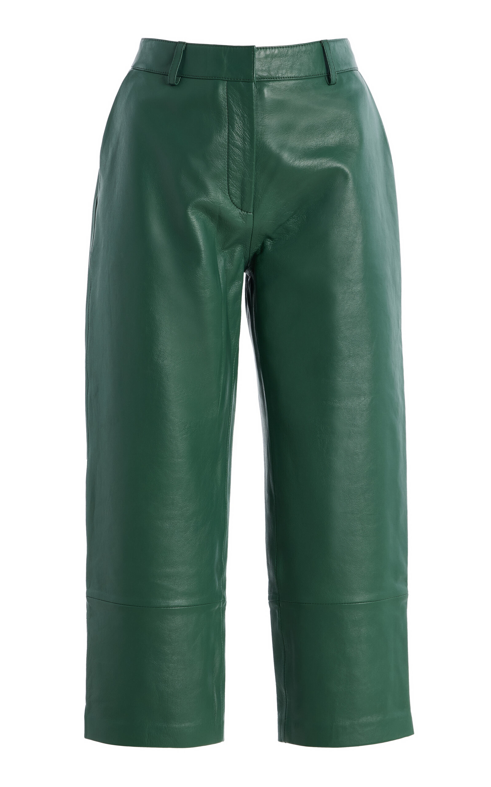 The Frankie Shop Lior Leather Capri Pants - Moda Operandi