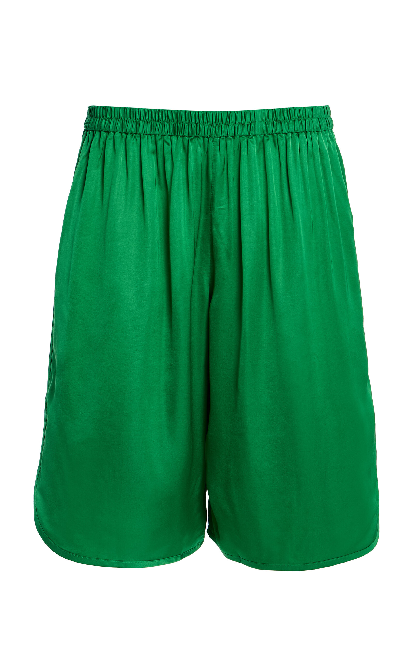 The Frankie Shop Nelis Satin Bermuda Shorts