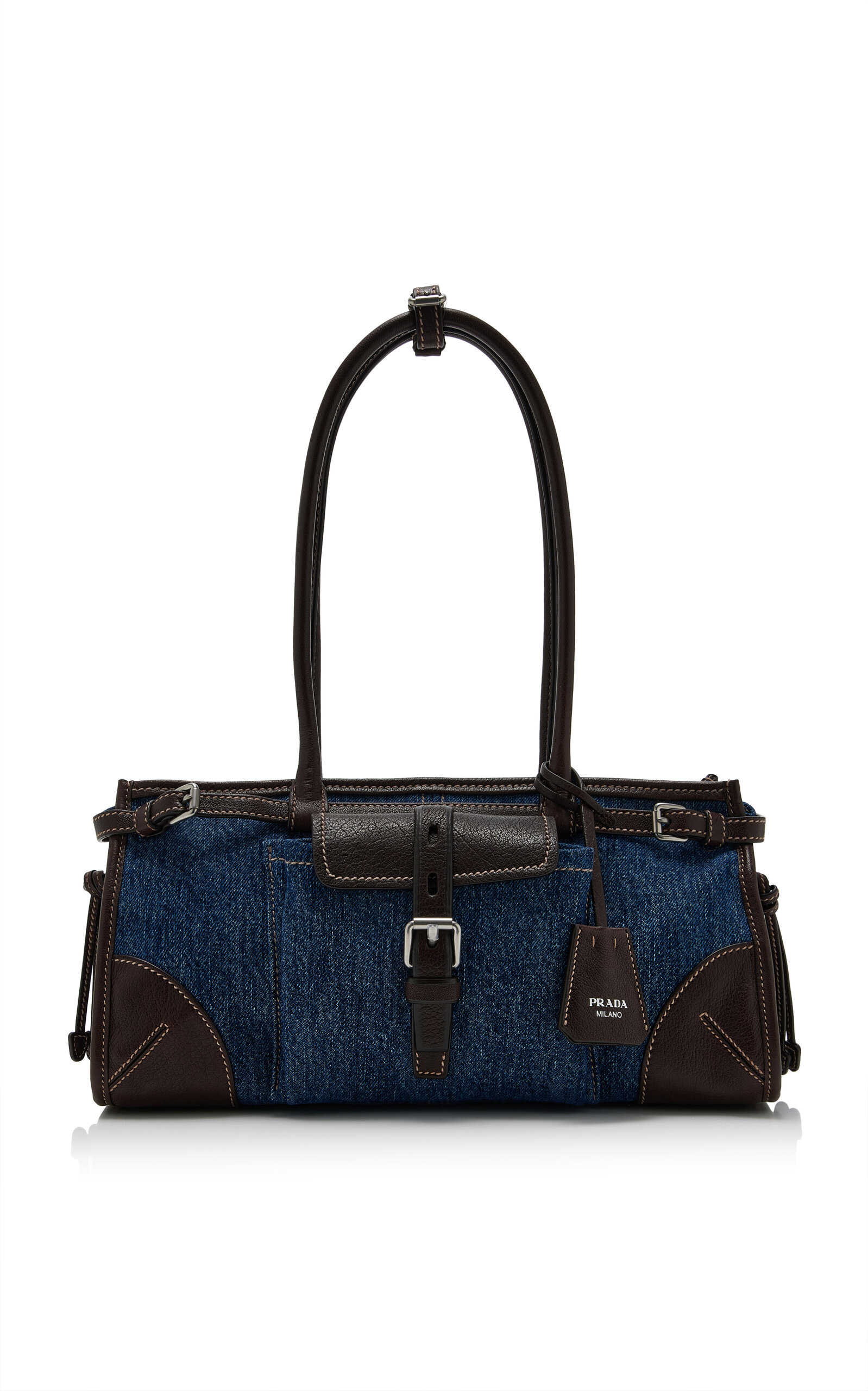Prada Bonnie Medium Denim Bag