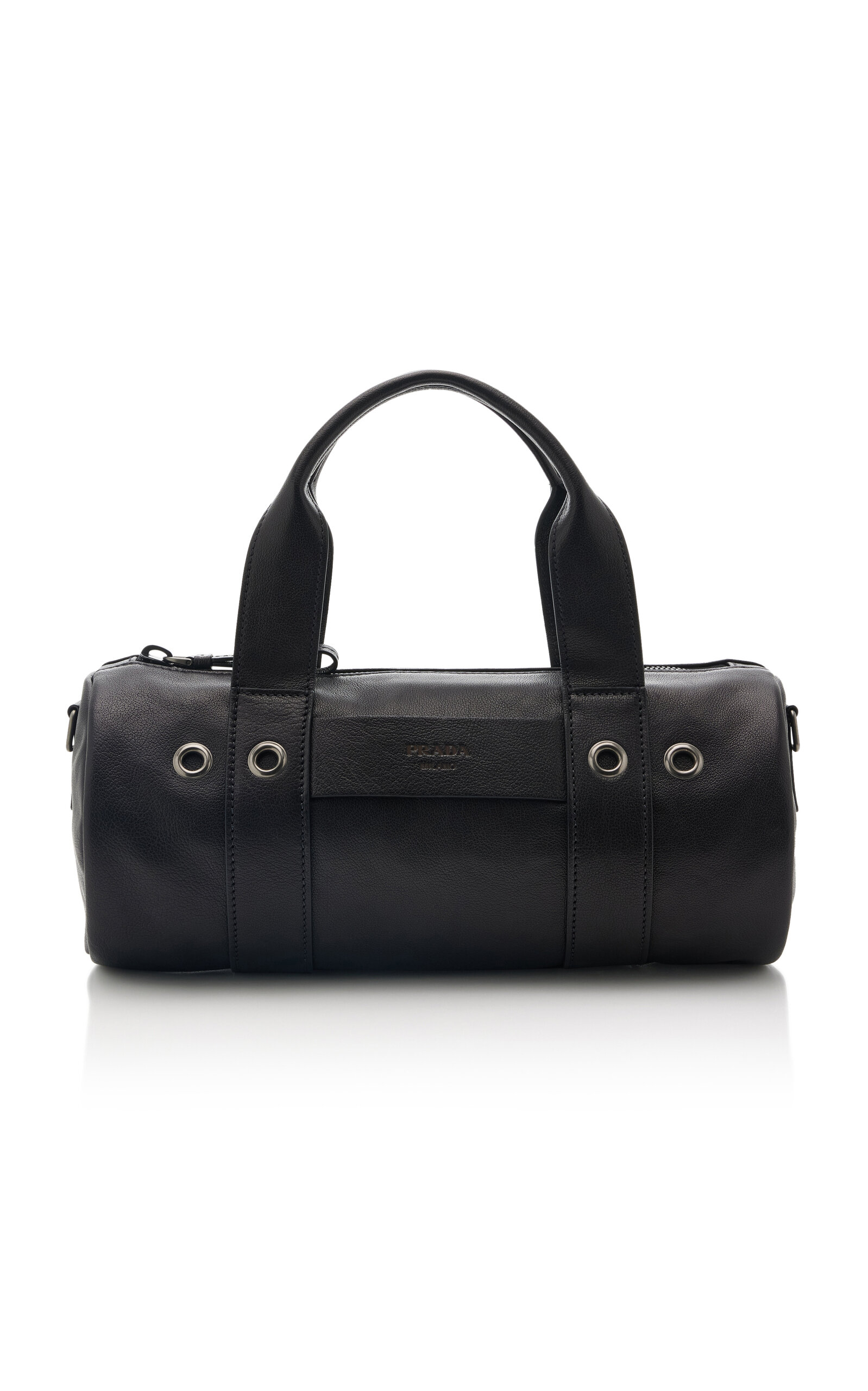 Prada Small Route Leather Duffel Bag