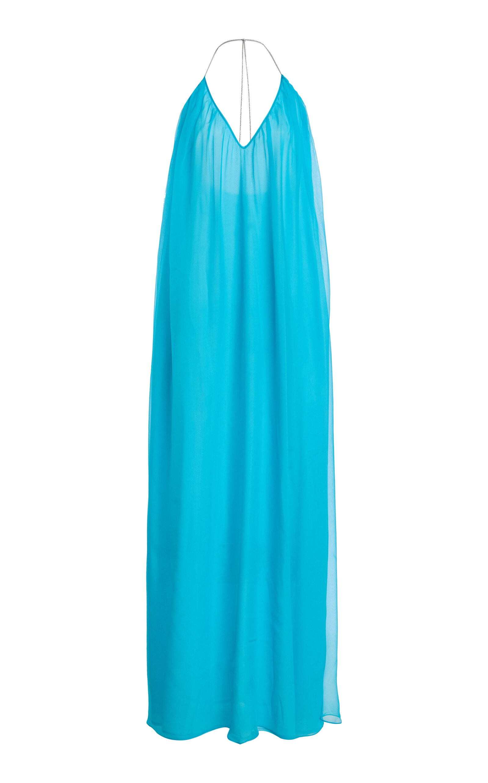 SEV Voile Maxi Halter Dress