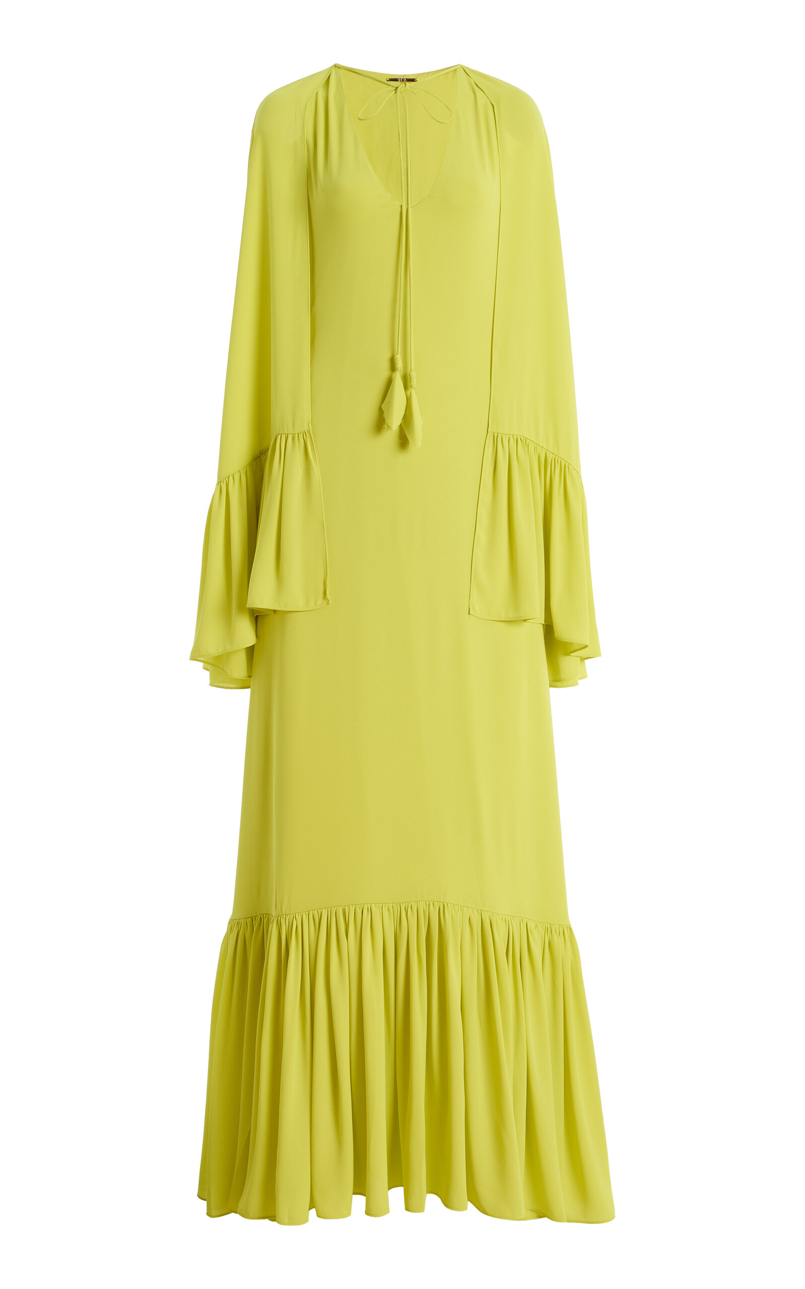 Alexis Francina Crepe Cape Dress