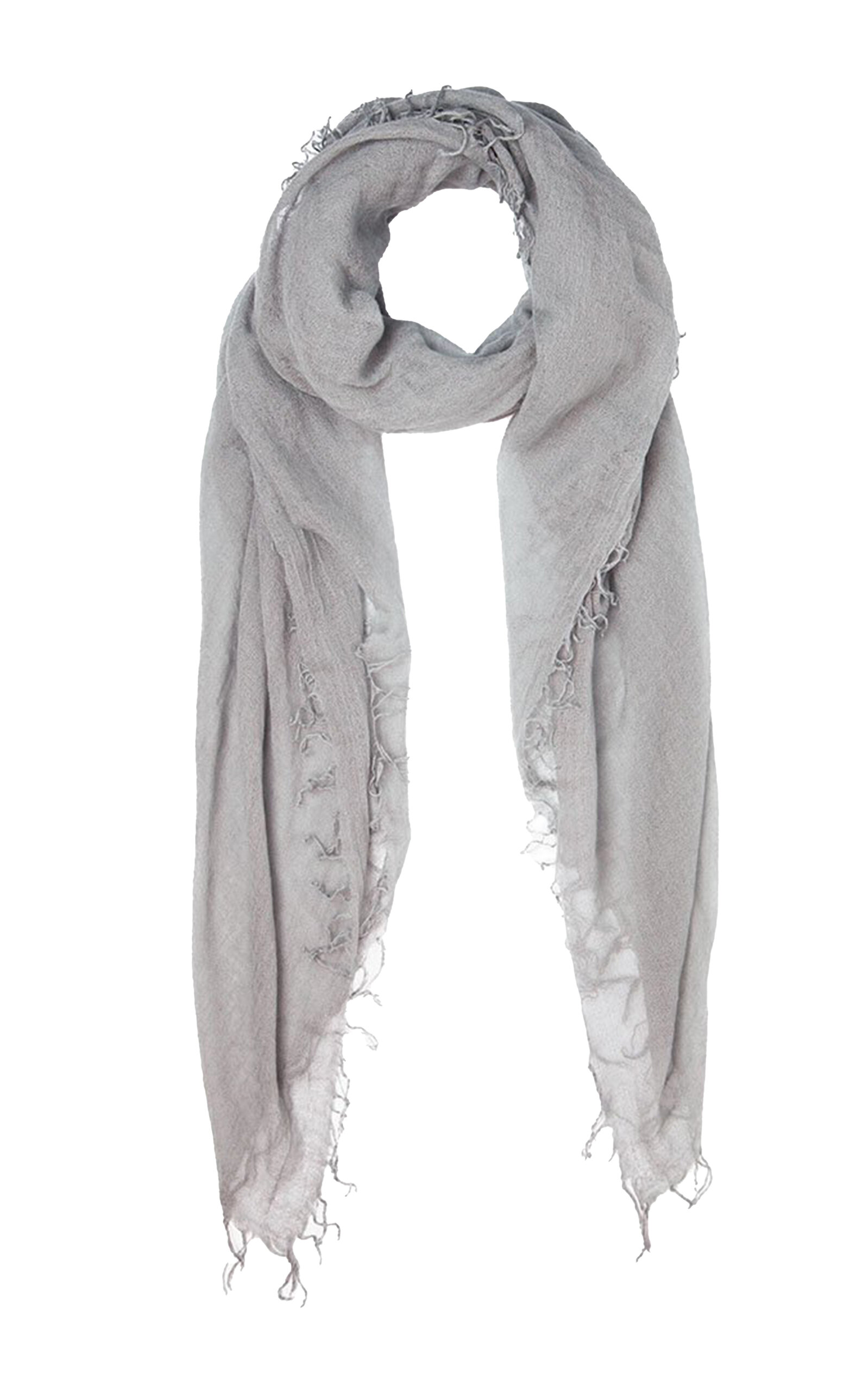 Chan Luu Cashmere-silk Scarf In Gray