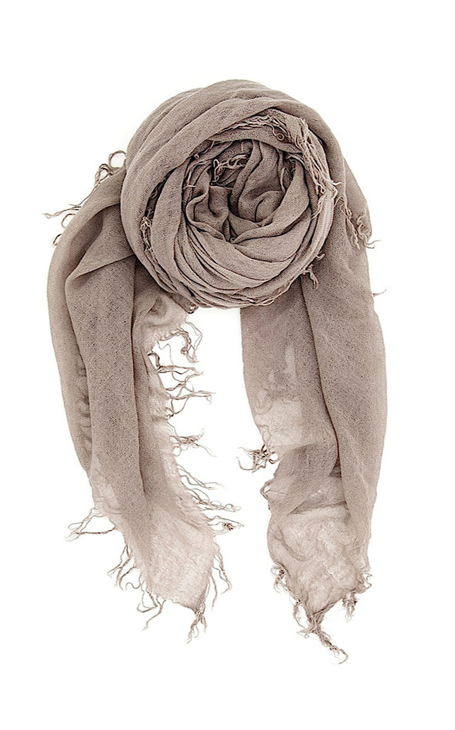 Chan Luu Cashmere-silk Scarf In Brown