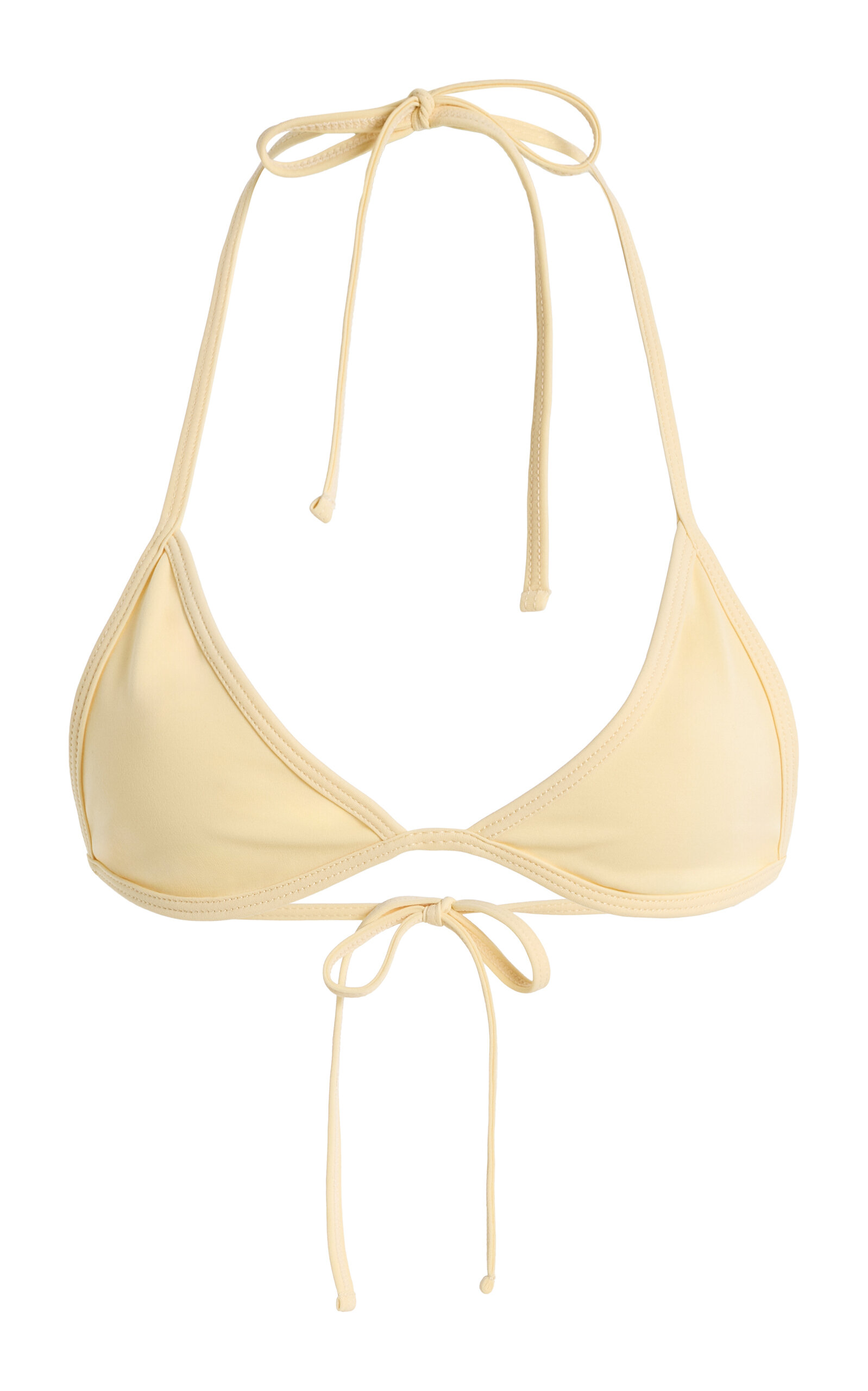 Ay Que Calor Exclusive La Isla Lea Bikini Top In White