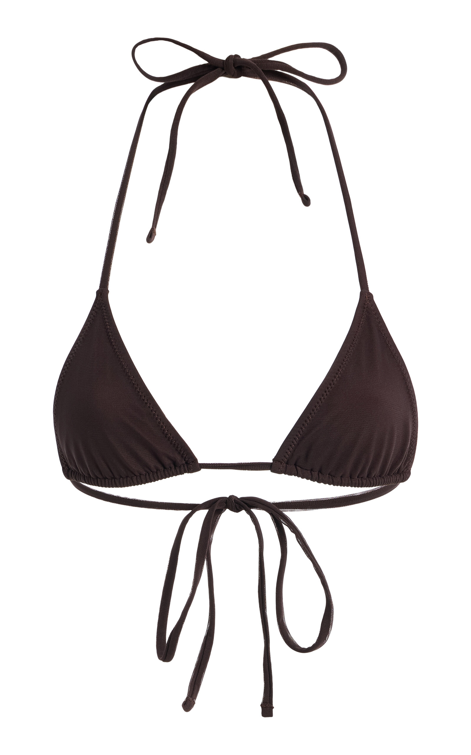 Ay Que Calor Exclusive La Isla Aida Bikini Top In Brown