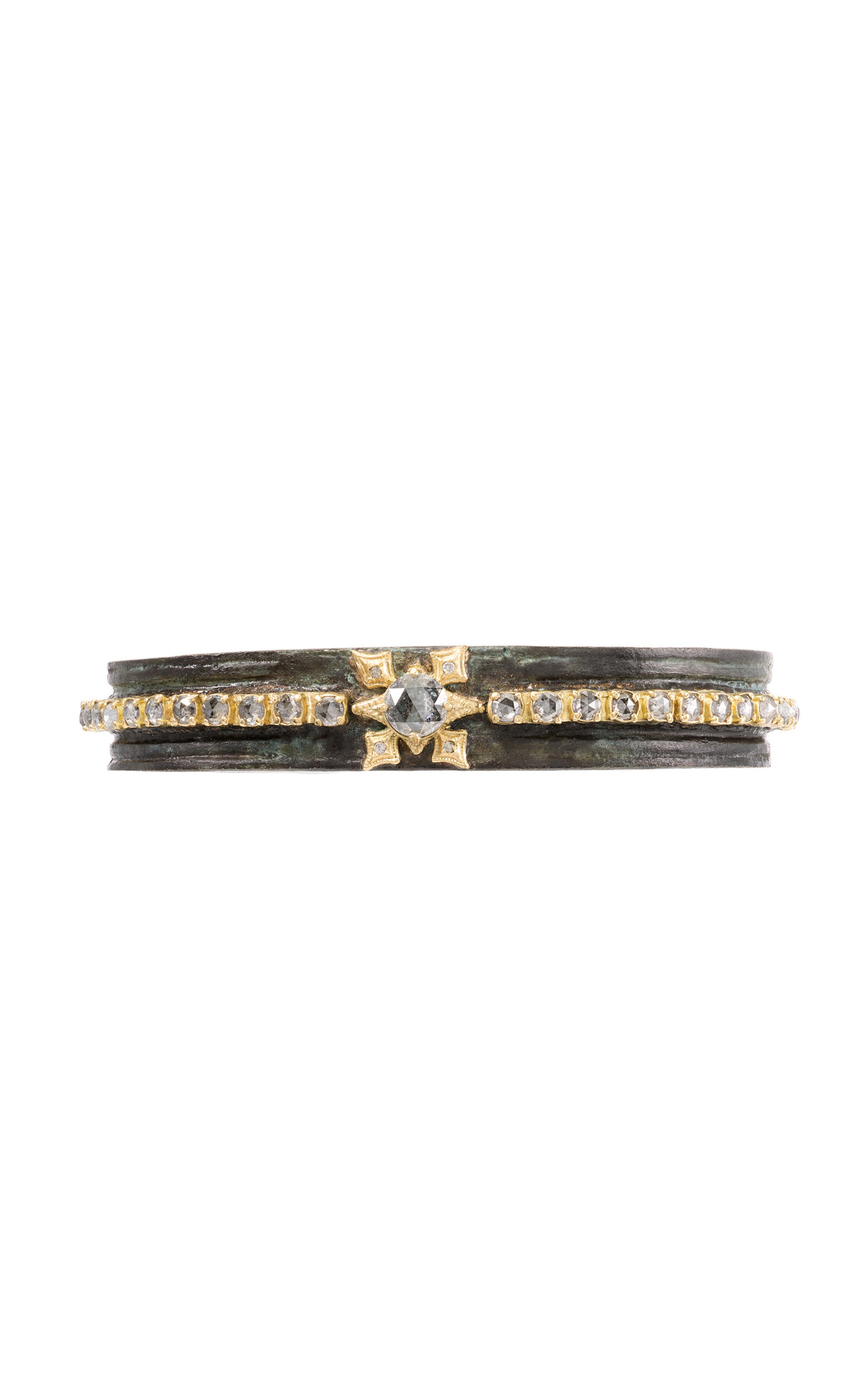 Armenta - Sterling Silver 18K Yellow Diamond Bracelet - Dark Green - OS - Moda Operandi - Gifts For Her