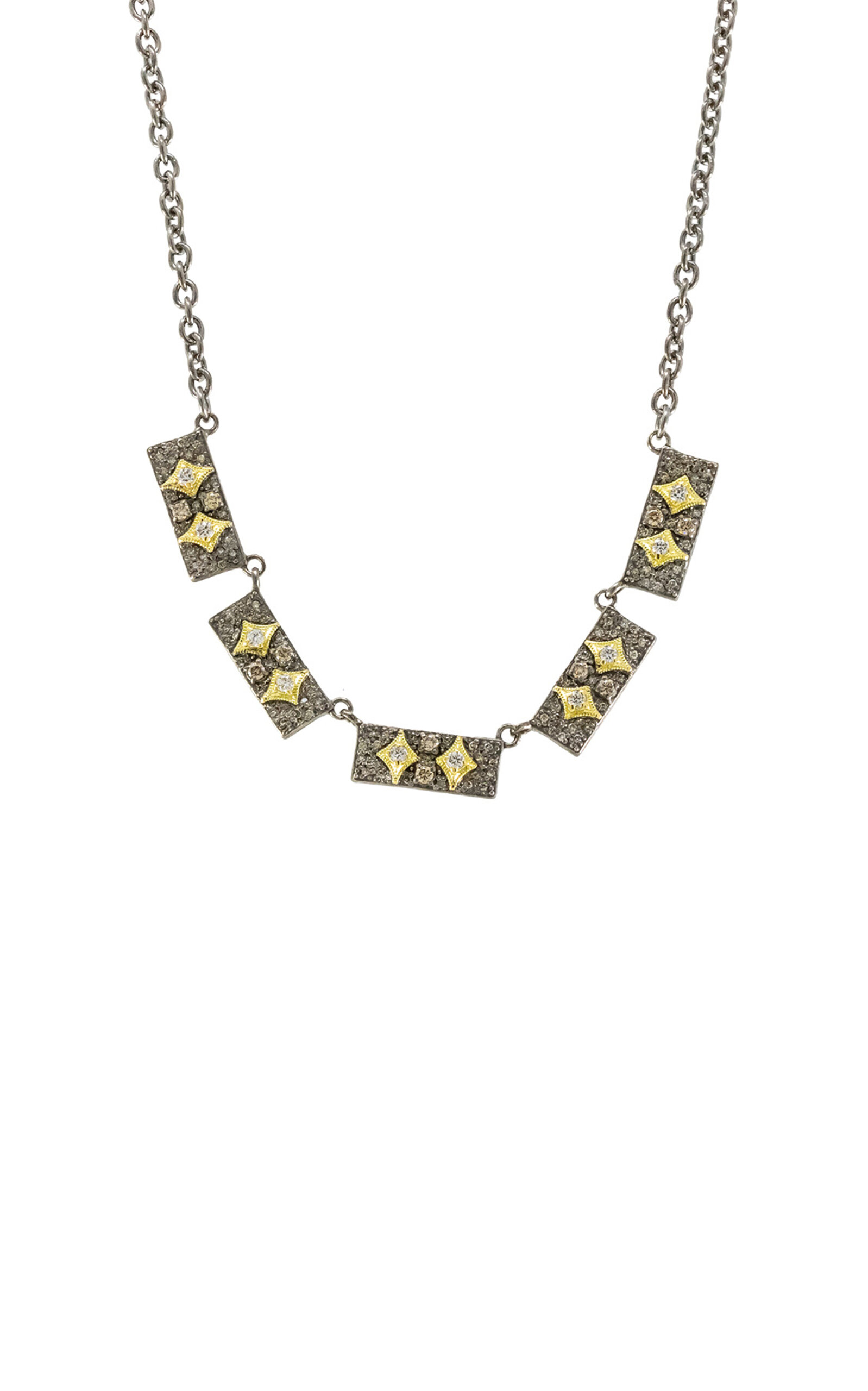 Armenta - Sterling Silver 18K Yellow Crivelli Station Necklace - Gold - OS - Moda Operandi - Gifts For Her