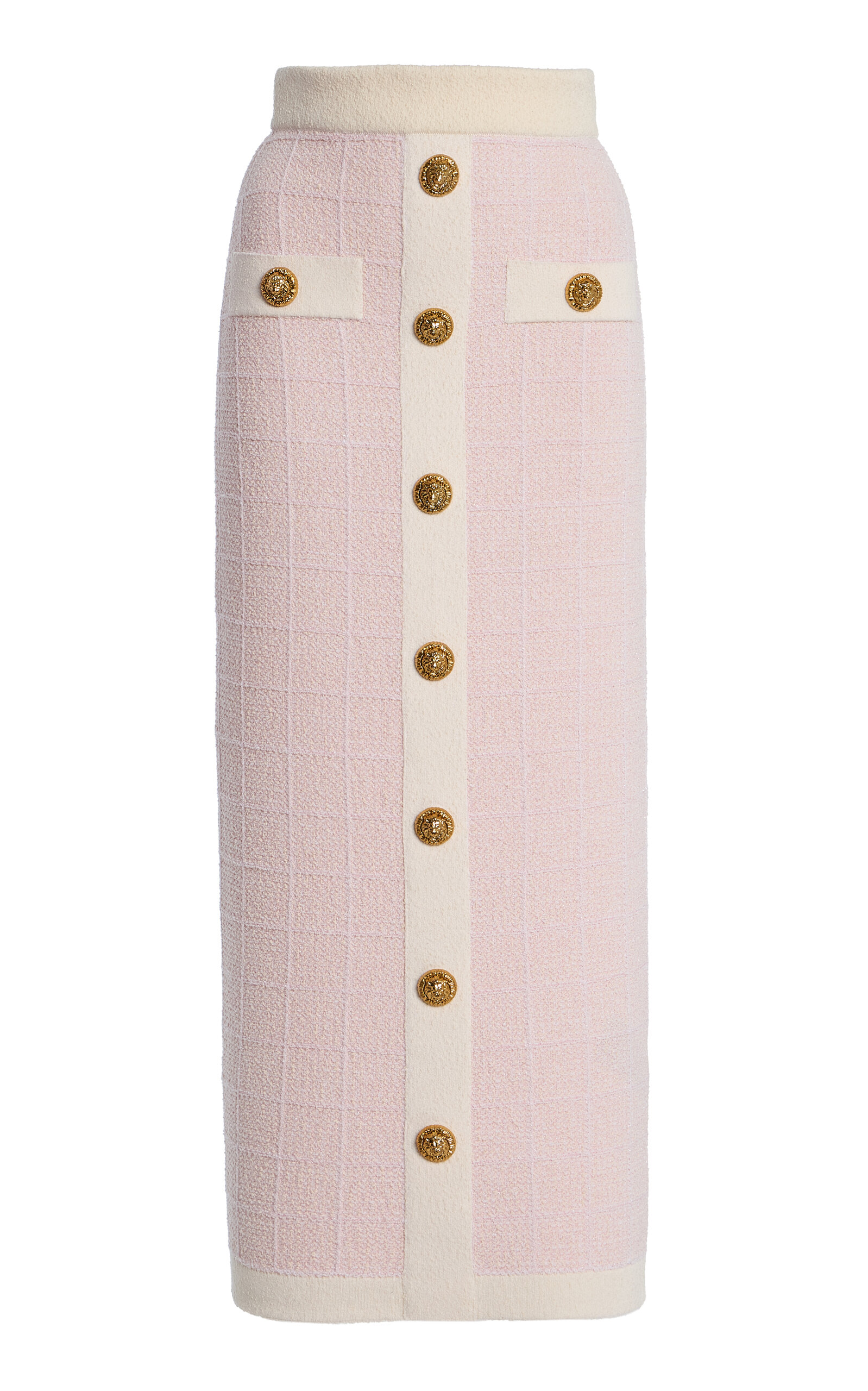 Balmain Tweed Long Skirt