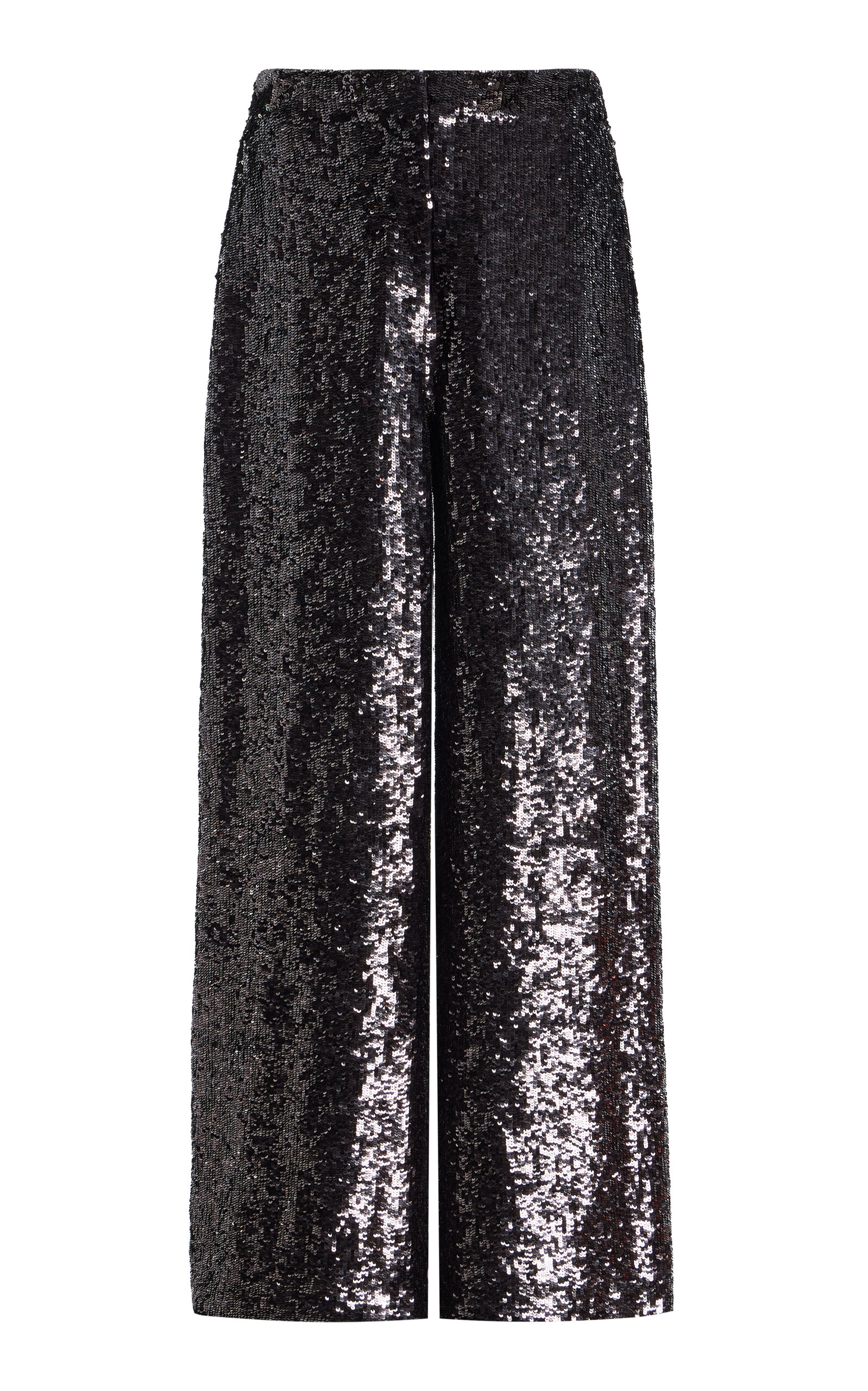 Twp Adieu For Now Mid-rise Wide-leg Pants In Brown