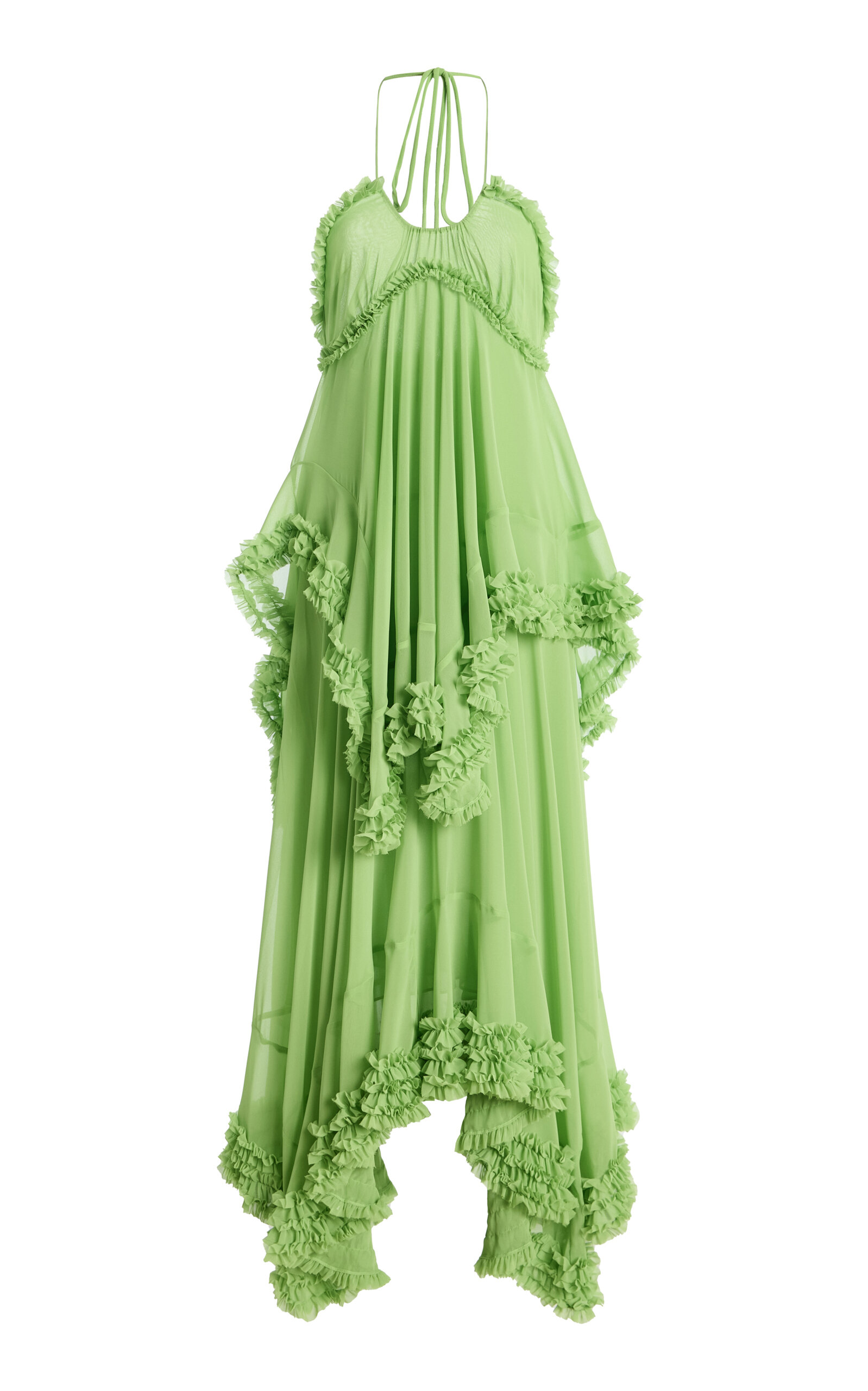 Alexis Sidi Ruffled Chiffon Maxi Dress