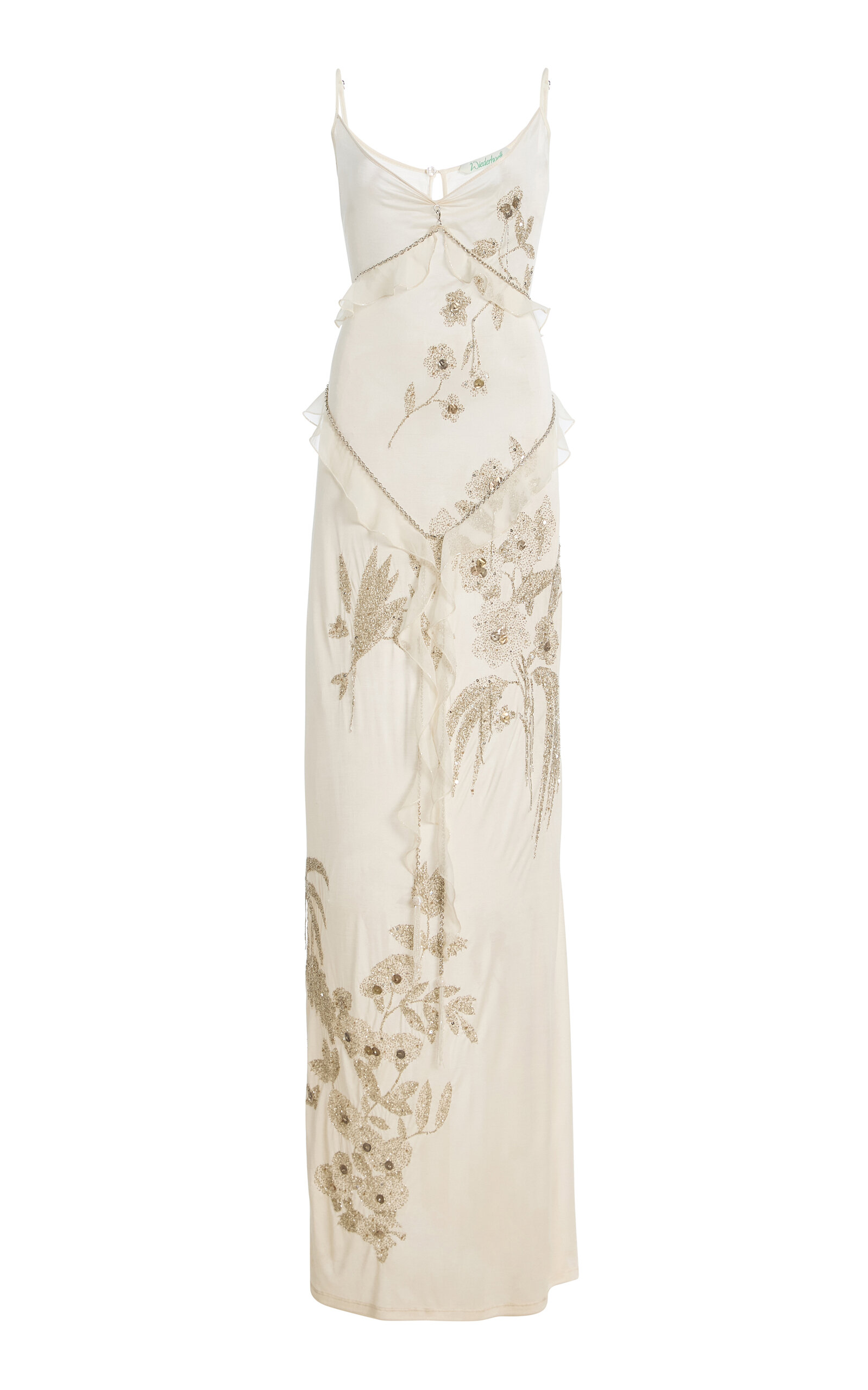 Wiederhoeft Exclusive Embellished Jersey Maxi Dress - Moda Operandi