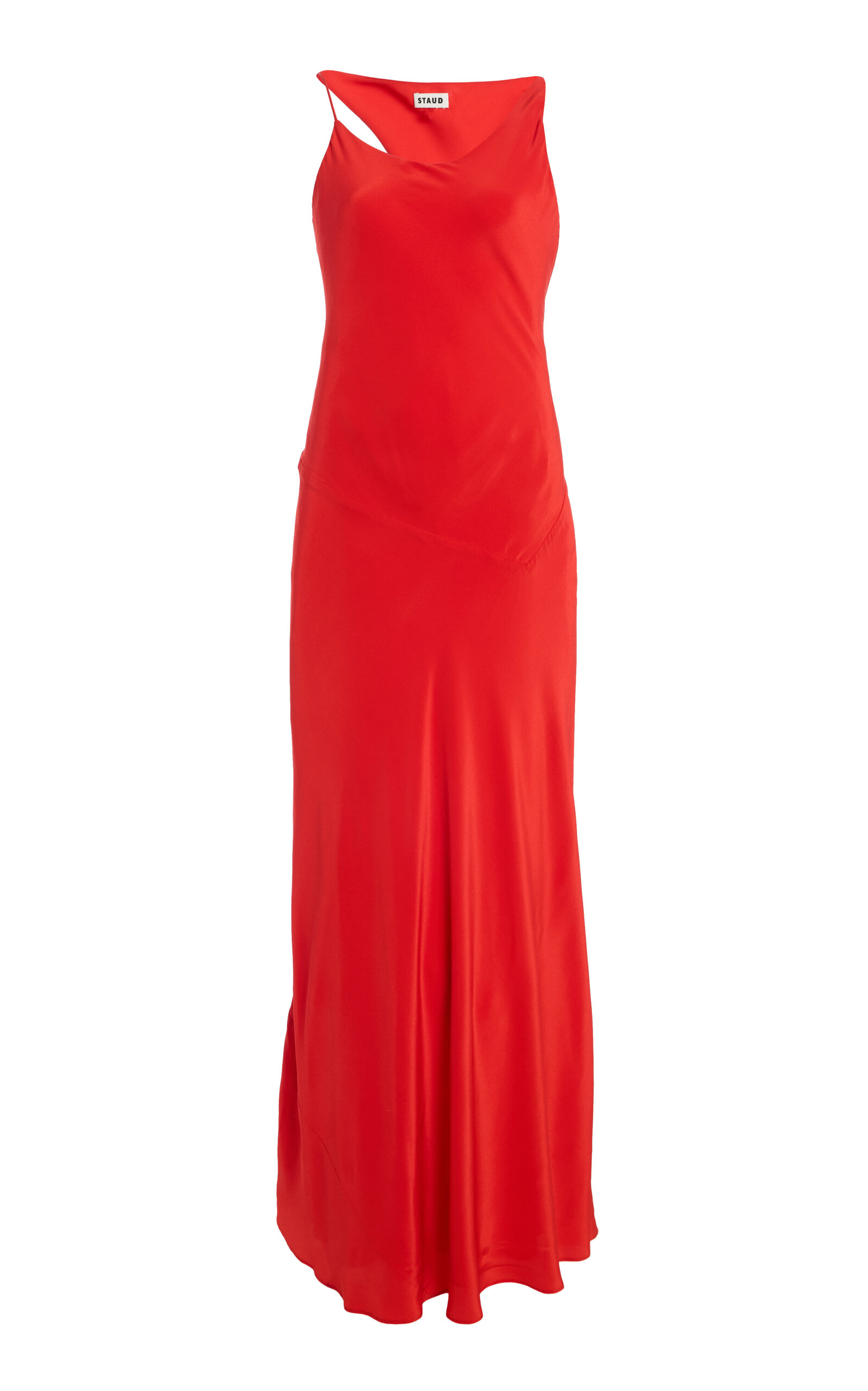 STAUD Toluca Silk Maxi Dress