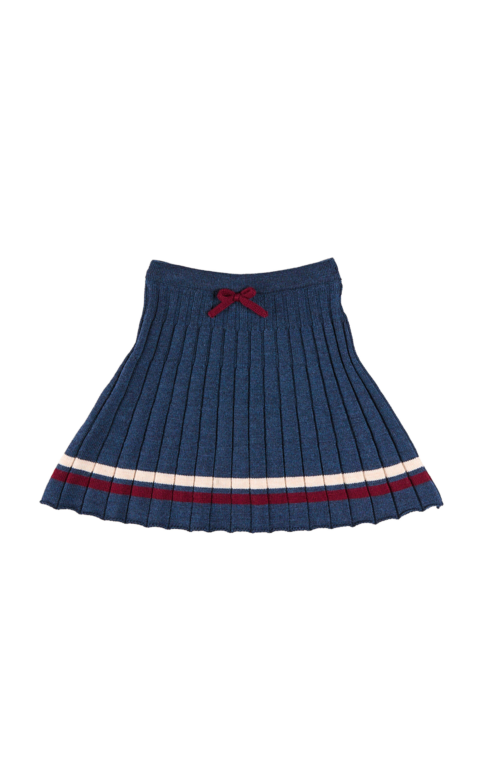 Pepa London Kids' Pleated Wool Skirt