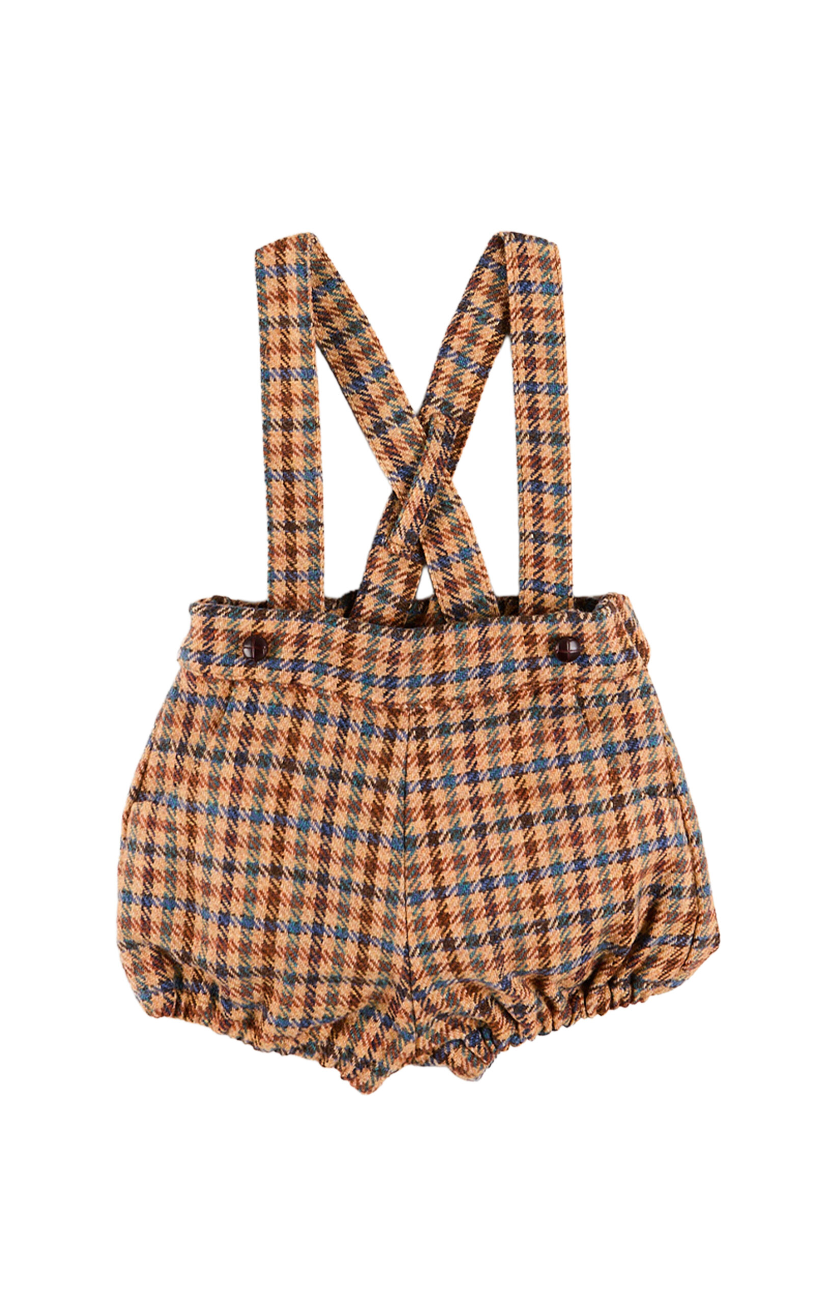 Pepa London Kids' Vincent Checked Wool Bloomers