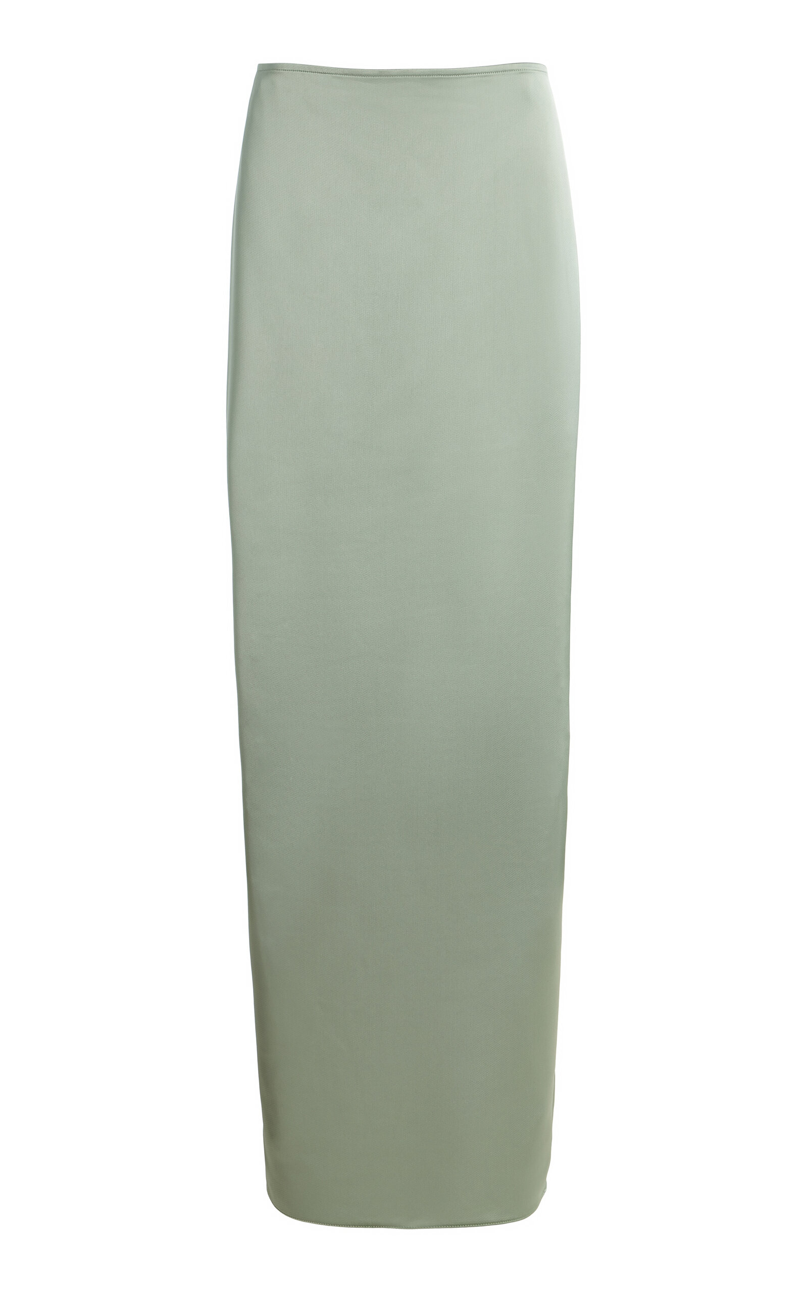 The New Arrivals Ilkyaz Ozel Exclusive Satin Maxi Skirt