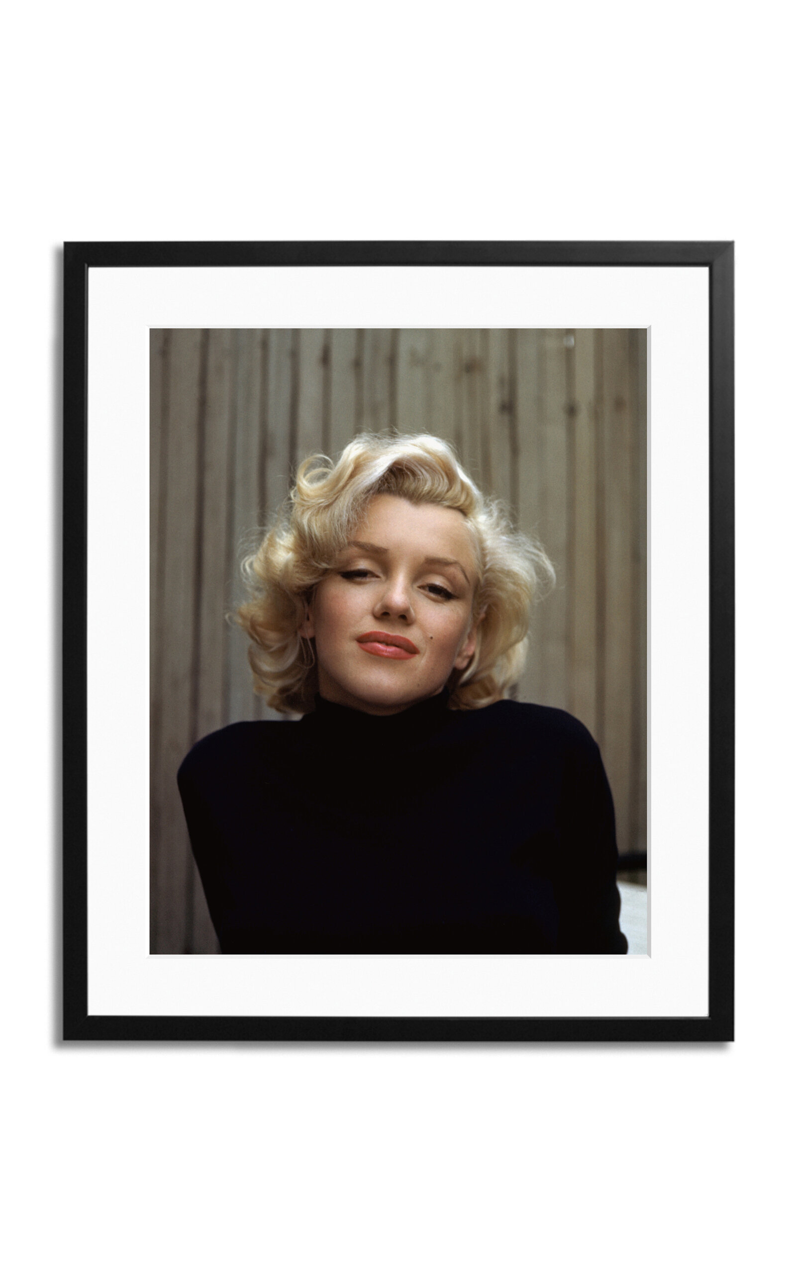 Sonic Editions Marilyn At Home 1953 Framed Photography Print In Black