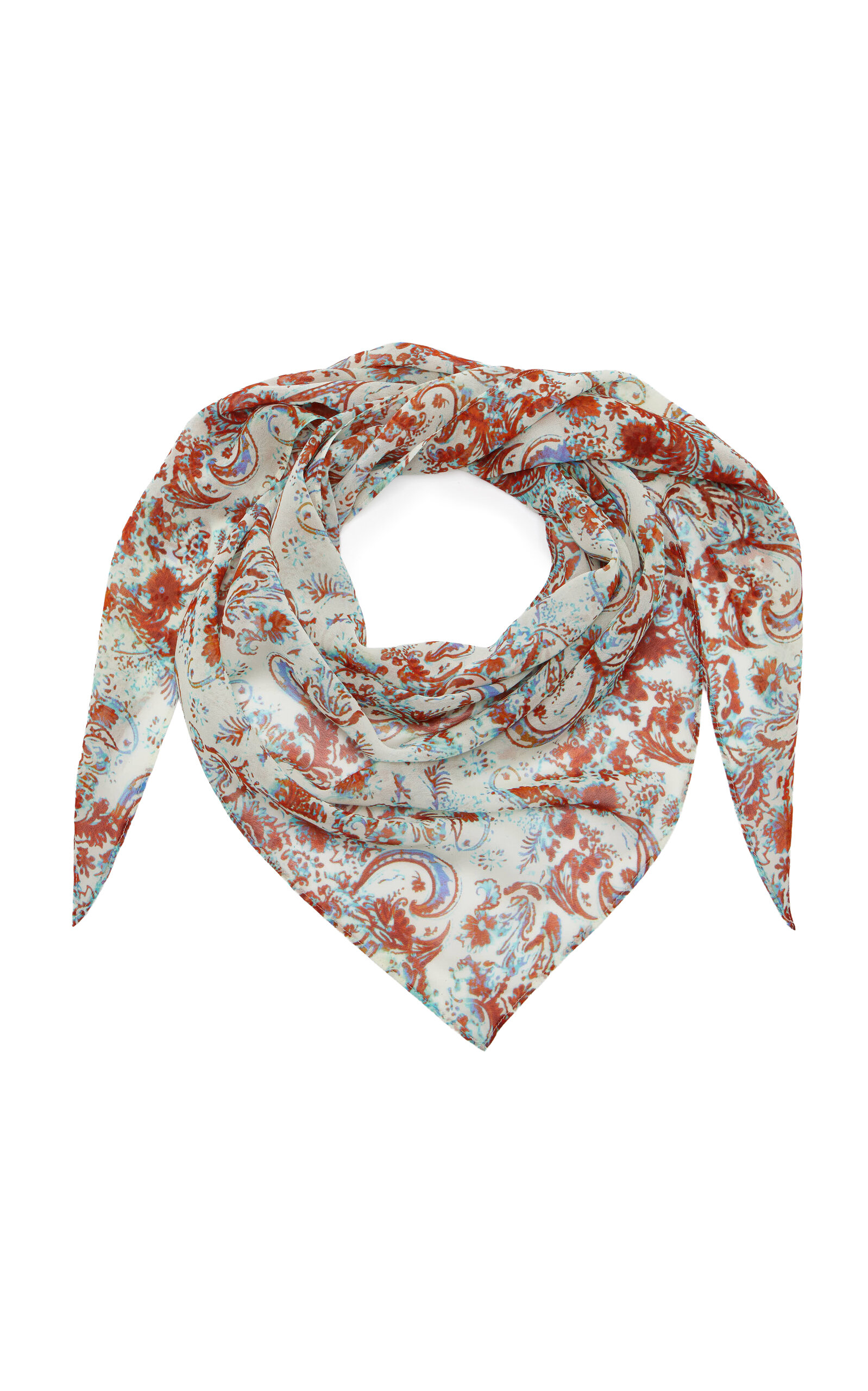 De La Vali Exclusive La Isla Paisley Headscarf - Moda Operandi