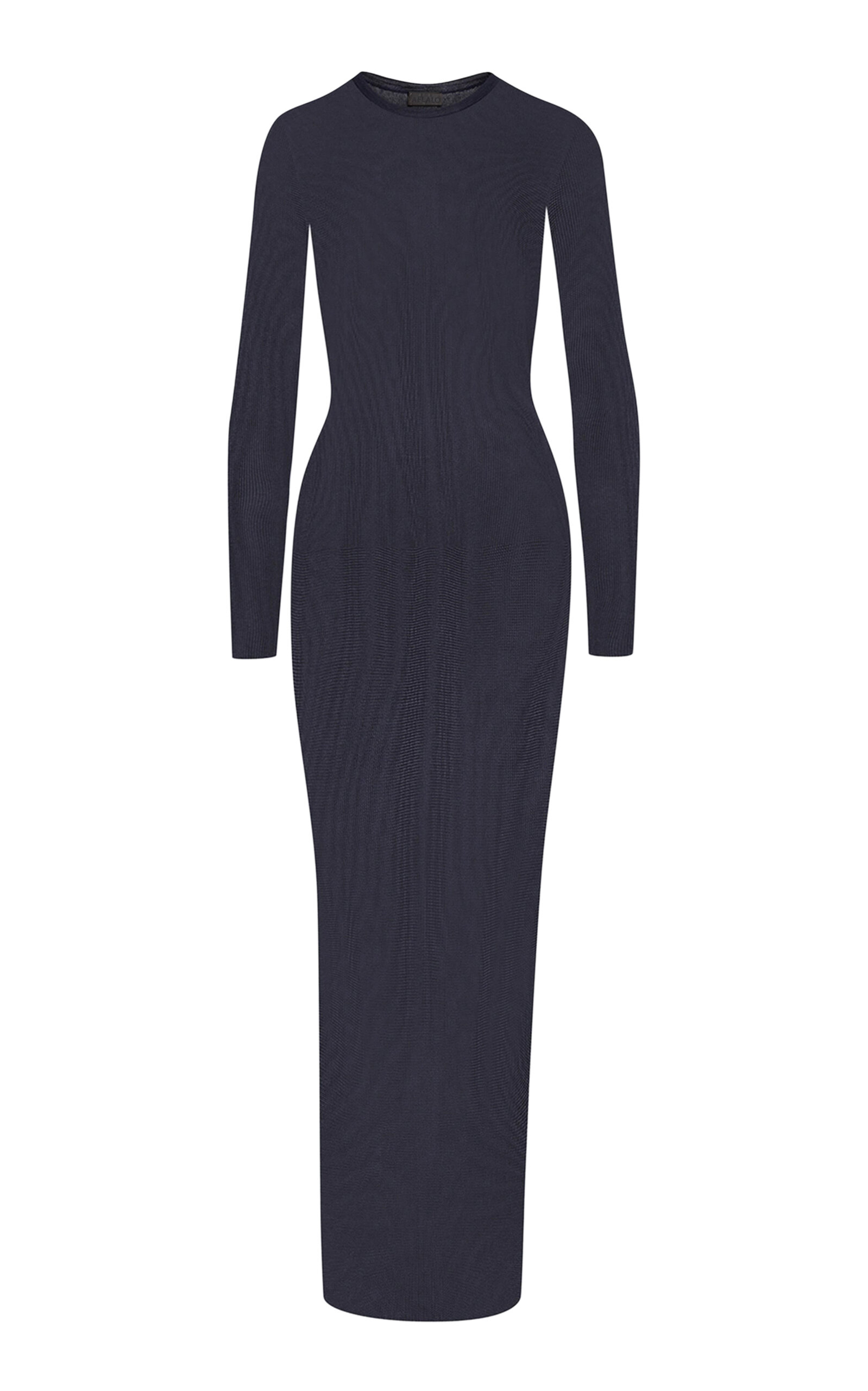 Aflalo Boehm Ribbed-knit Dress In Blue