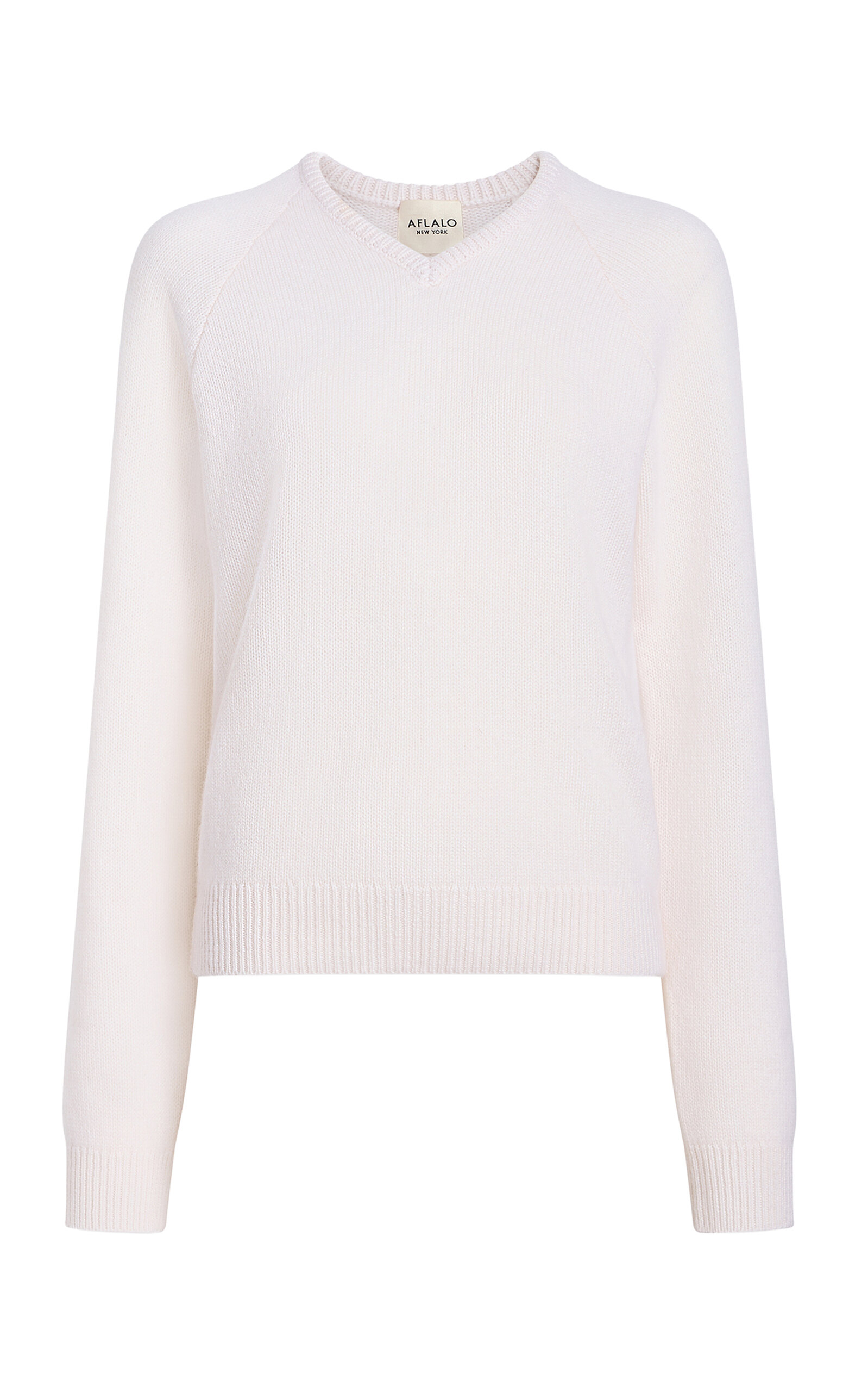Aflalo Elara Cashmere Sweater In White