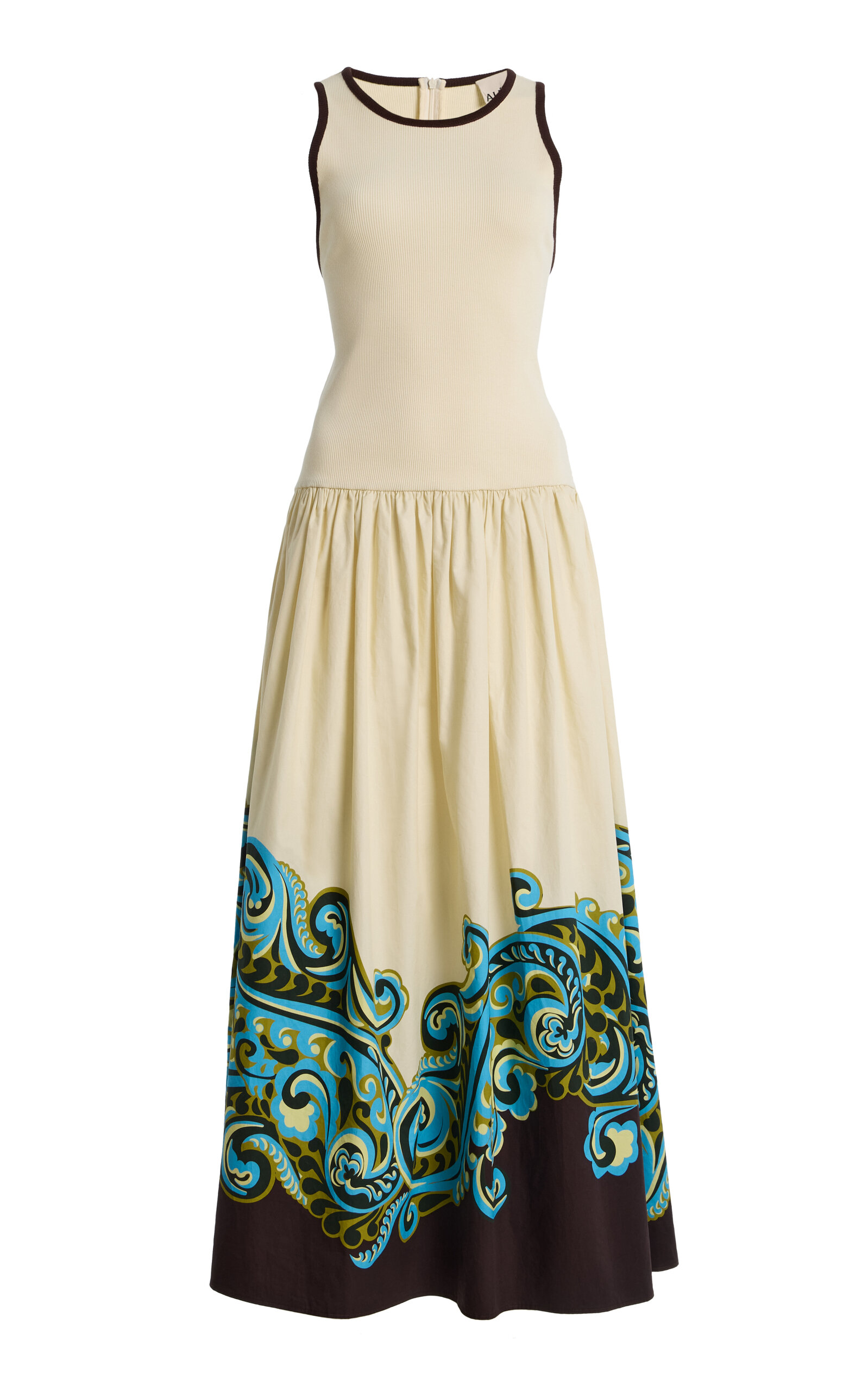 ALÉMAIS Natalia Cotton Midi Tank Dress